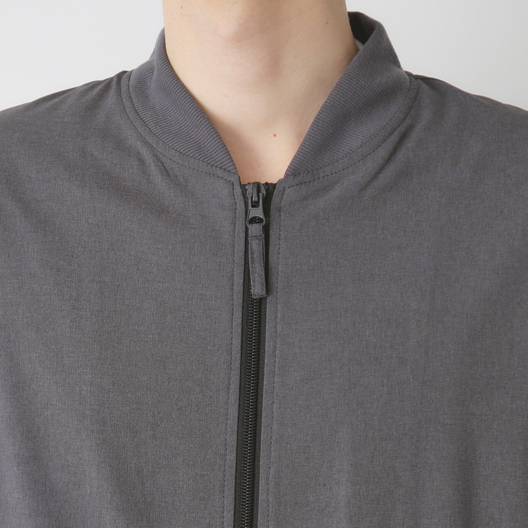 Dessin「【撥水素材】リブブルゾン」|ブルゾン・スタジャン|