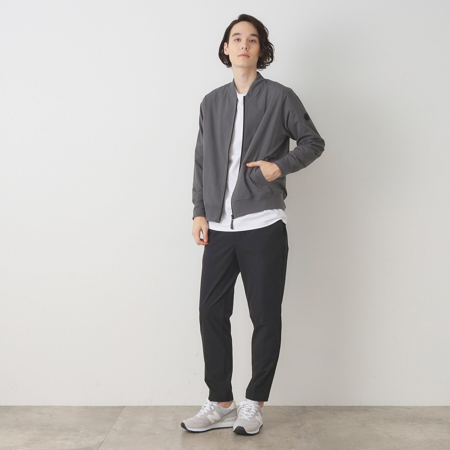 Dessin「【撥水素材】リブブルゾン」|ブルゾン・スタジャン|