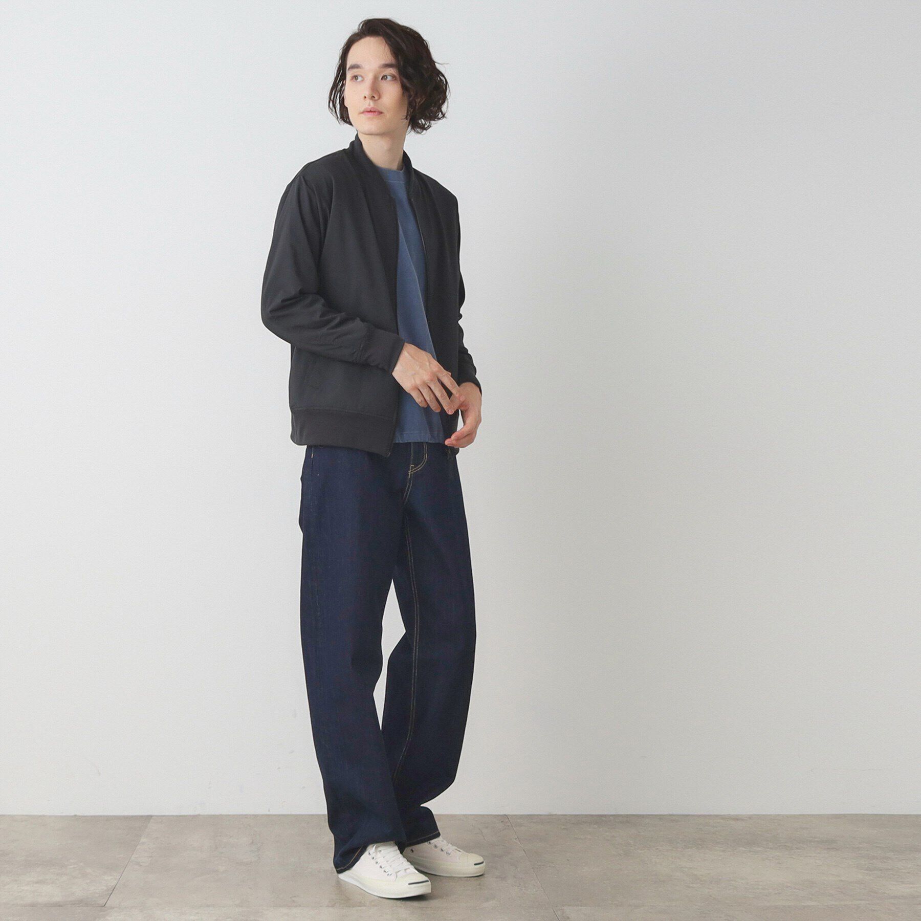 Dessin「【撥水素材】リブブルゾン」|ブルゾン・スタジャン|