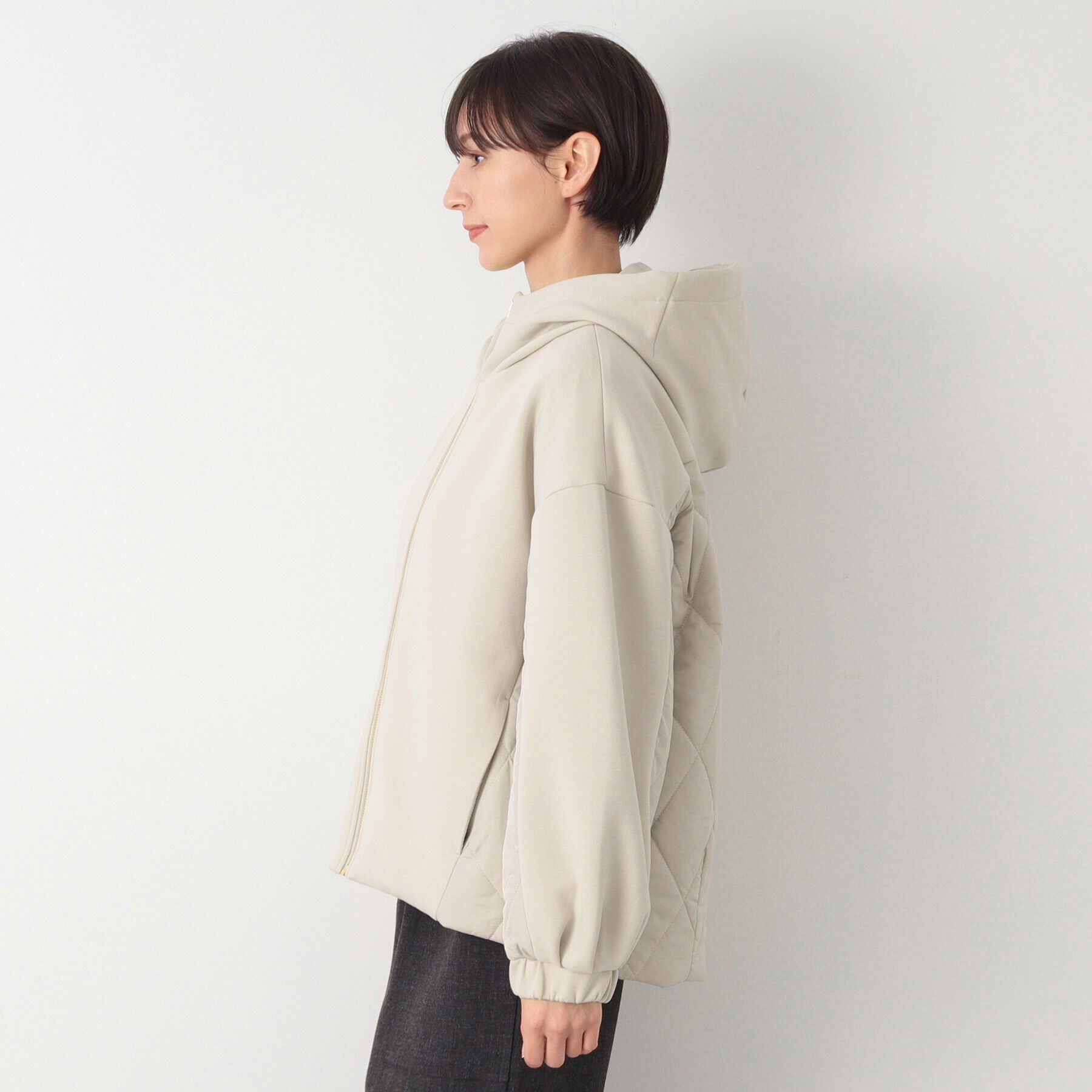 Dessin「キルトドッキングパーカブルゾン」|ブルゾン・スタジャン|