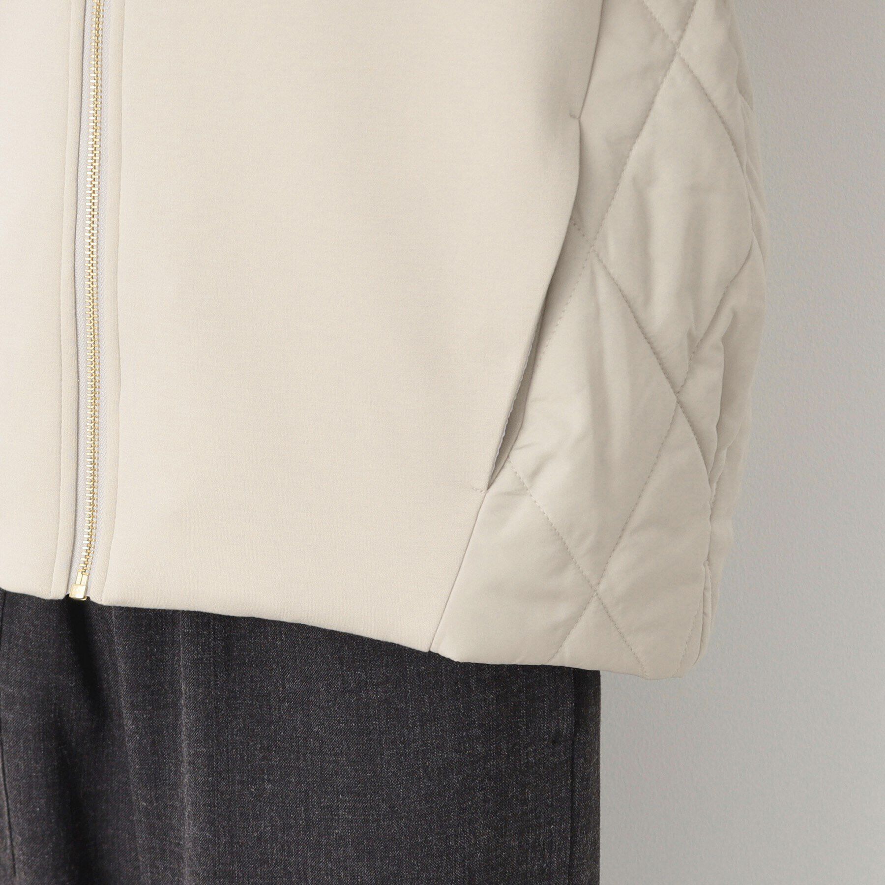 Dessin「キルトドッキングパーカブルゾン」|ブルゾン・スタジャン|