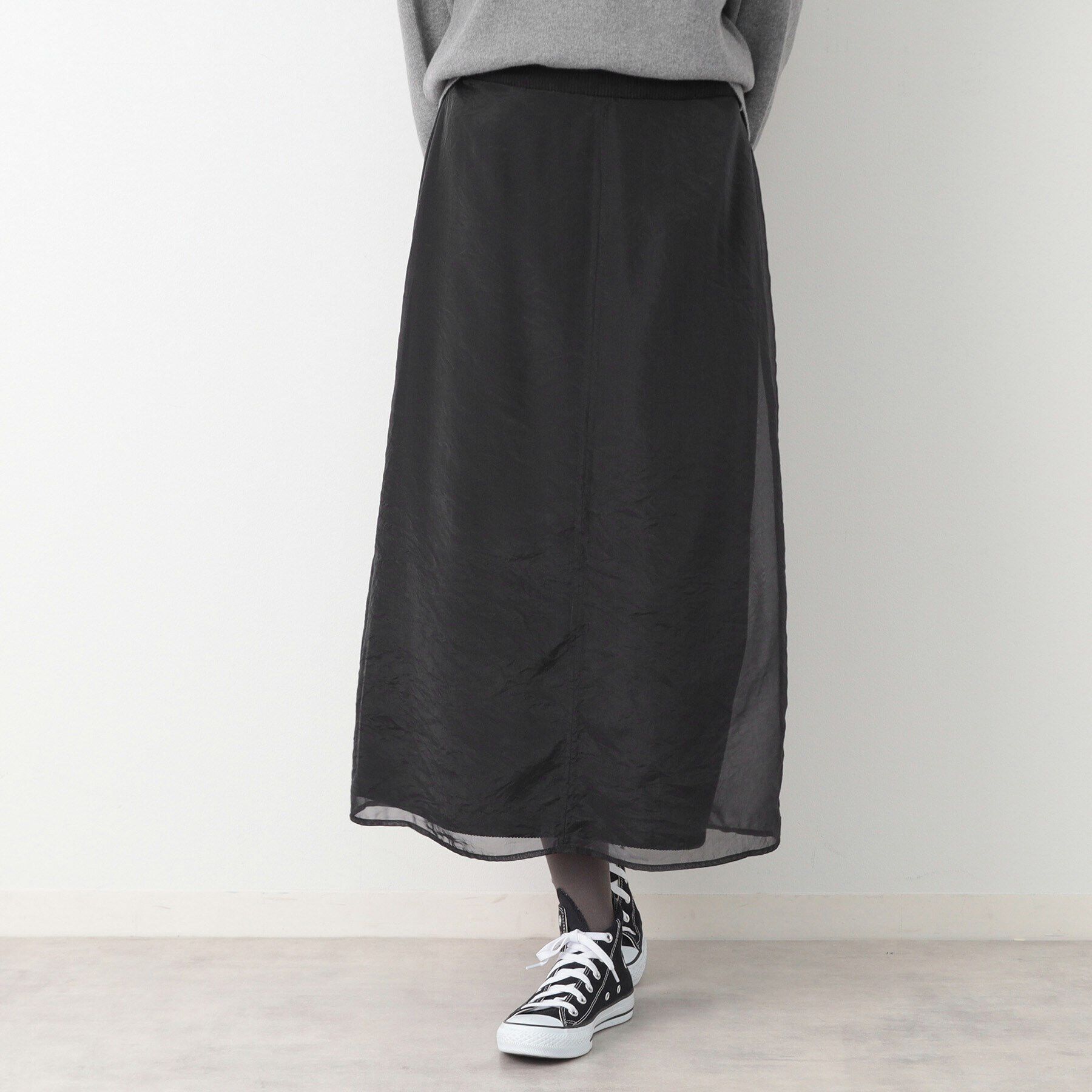 Dessin「【洗える】オーガンジーレイヤードコーデュロイスカート」|スカート|