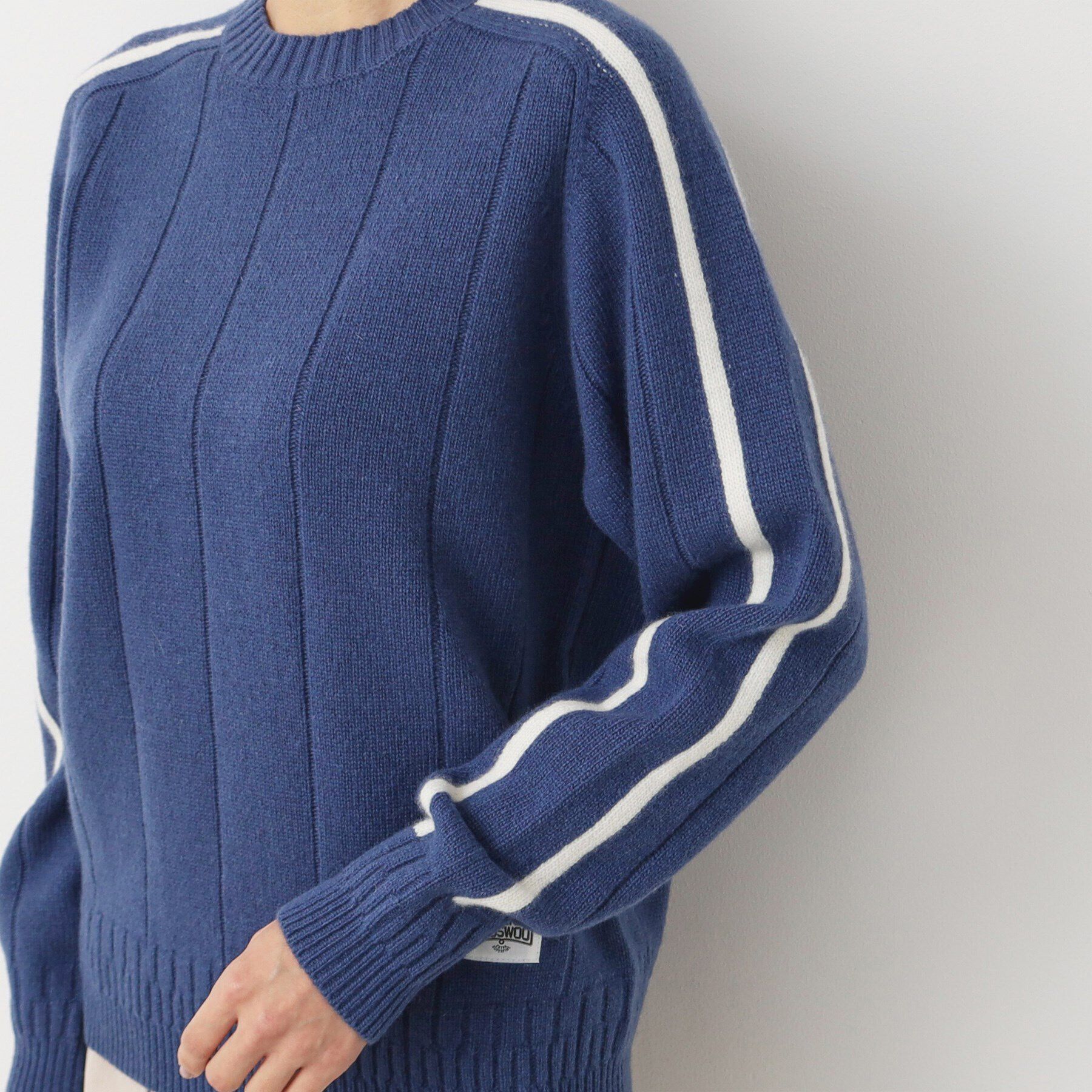 Dessin「【ユニセックス・ハミルトンラムズウール】ライン入りニット（XS～L）」|ニット・セーター|