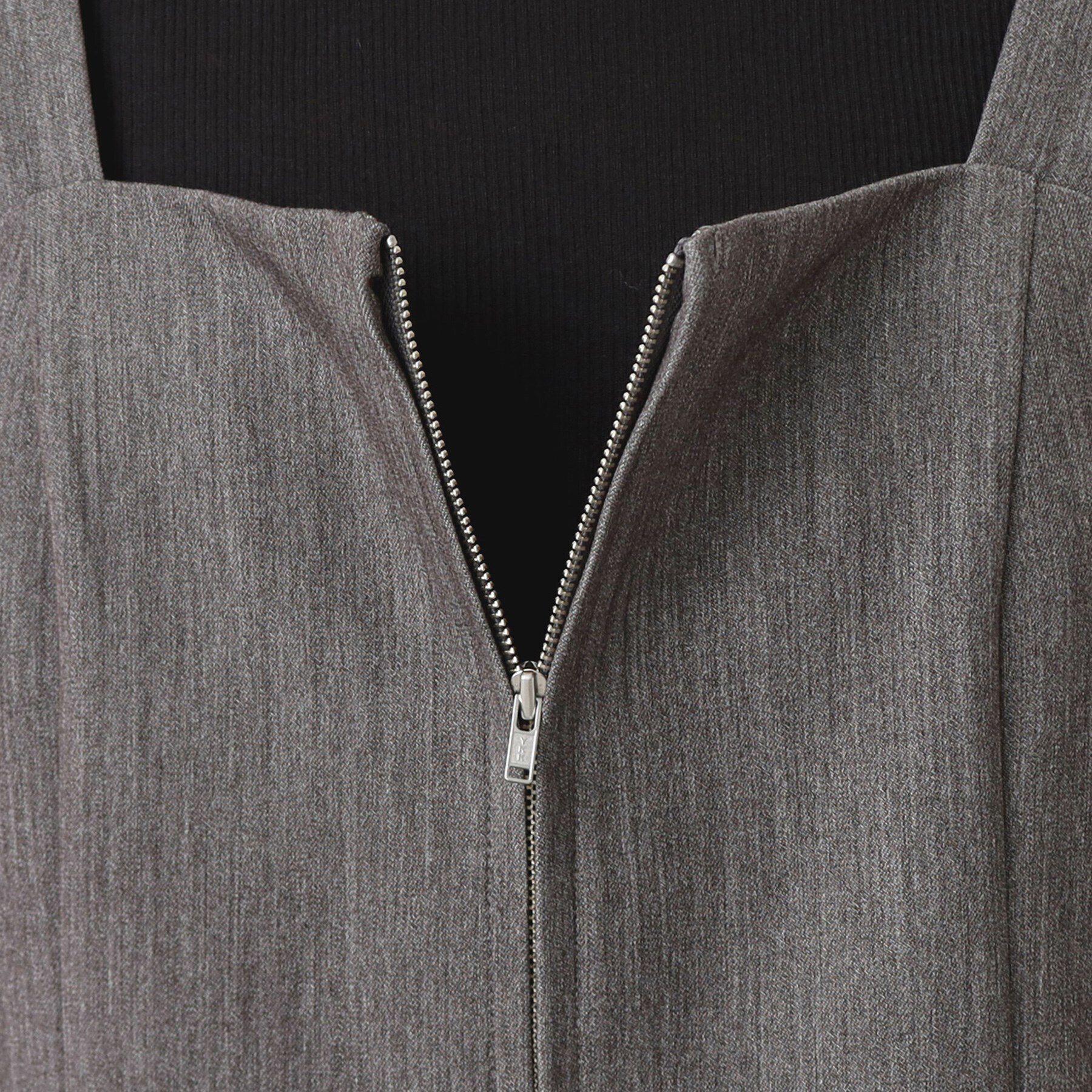 Dessin「【洗える】フロントファスナー付きビスチェ」|ベスト・ジレ|