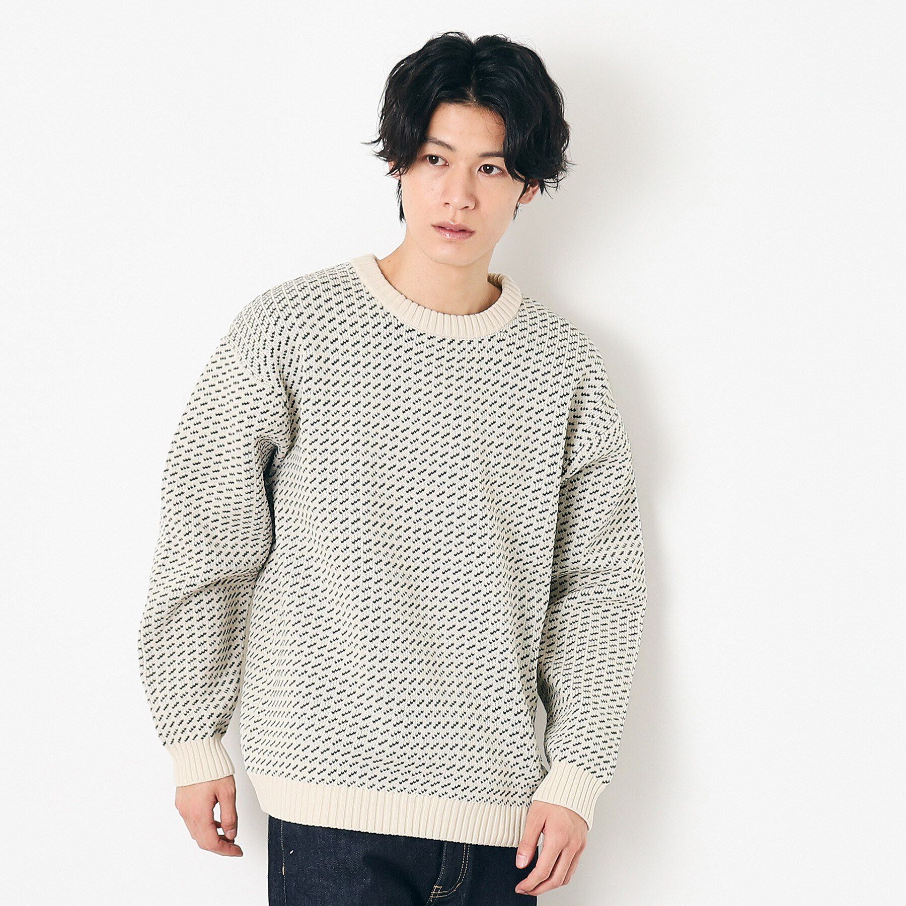 Dessin「【洗える】バーズアイニット」|ニット・セーター|