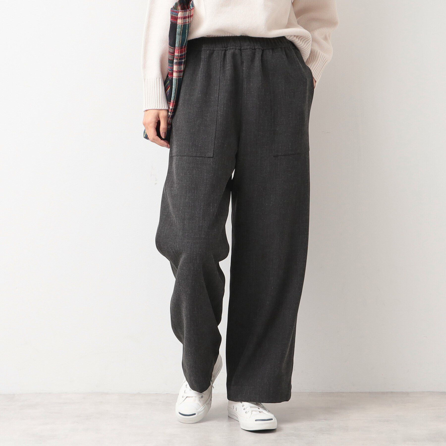 Dessin「【ウエストゴム・裏付き・洗える】アウトポケット付きパンツ（XS～L）」|その他|