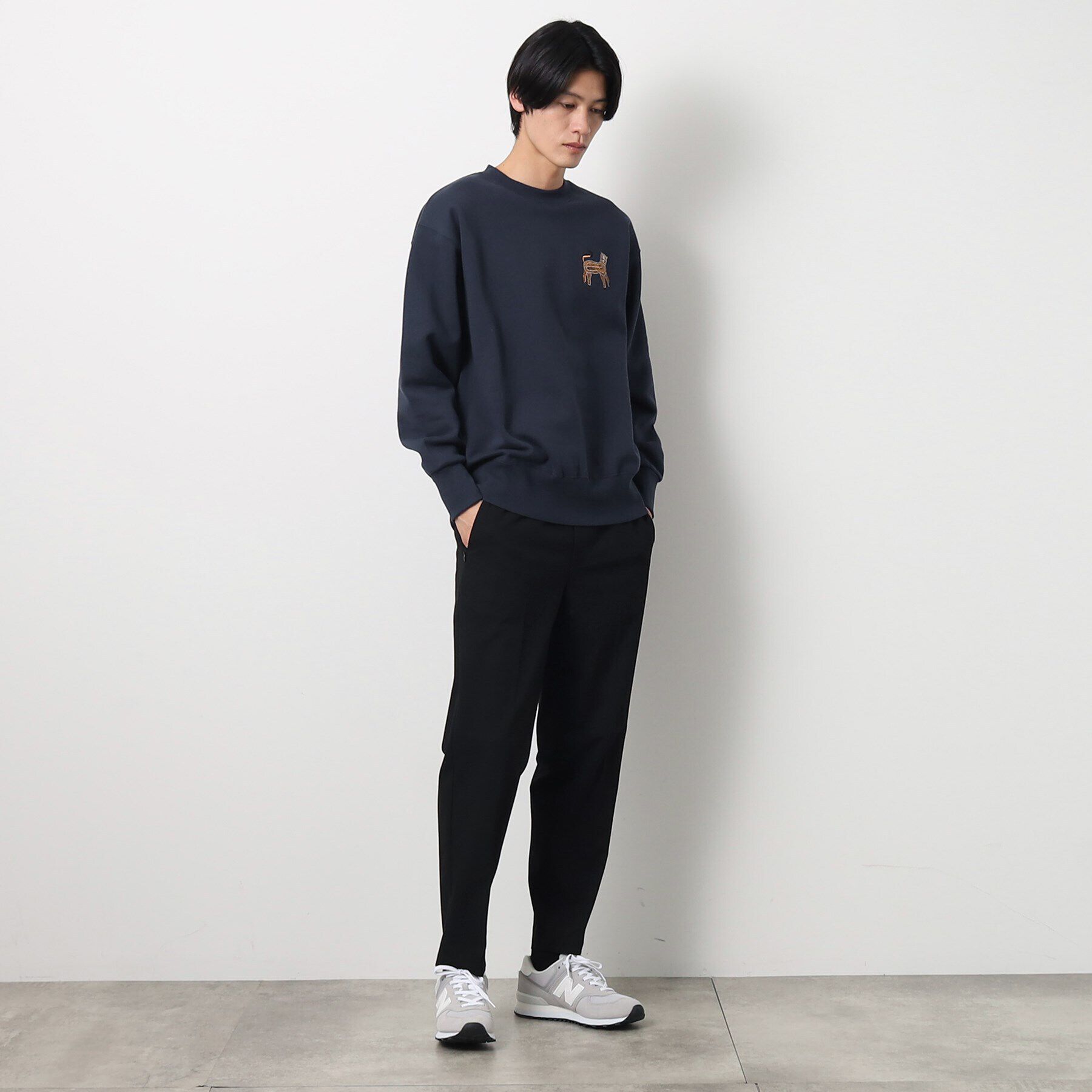 Dessin「【洗える】タイガーワンポイントスウェット」|パーカー|