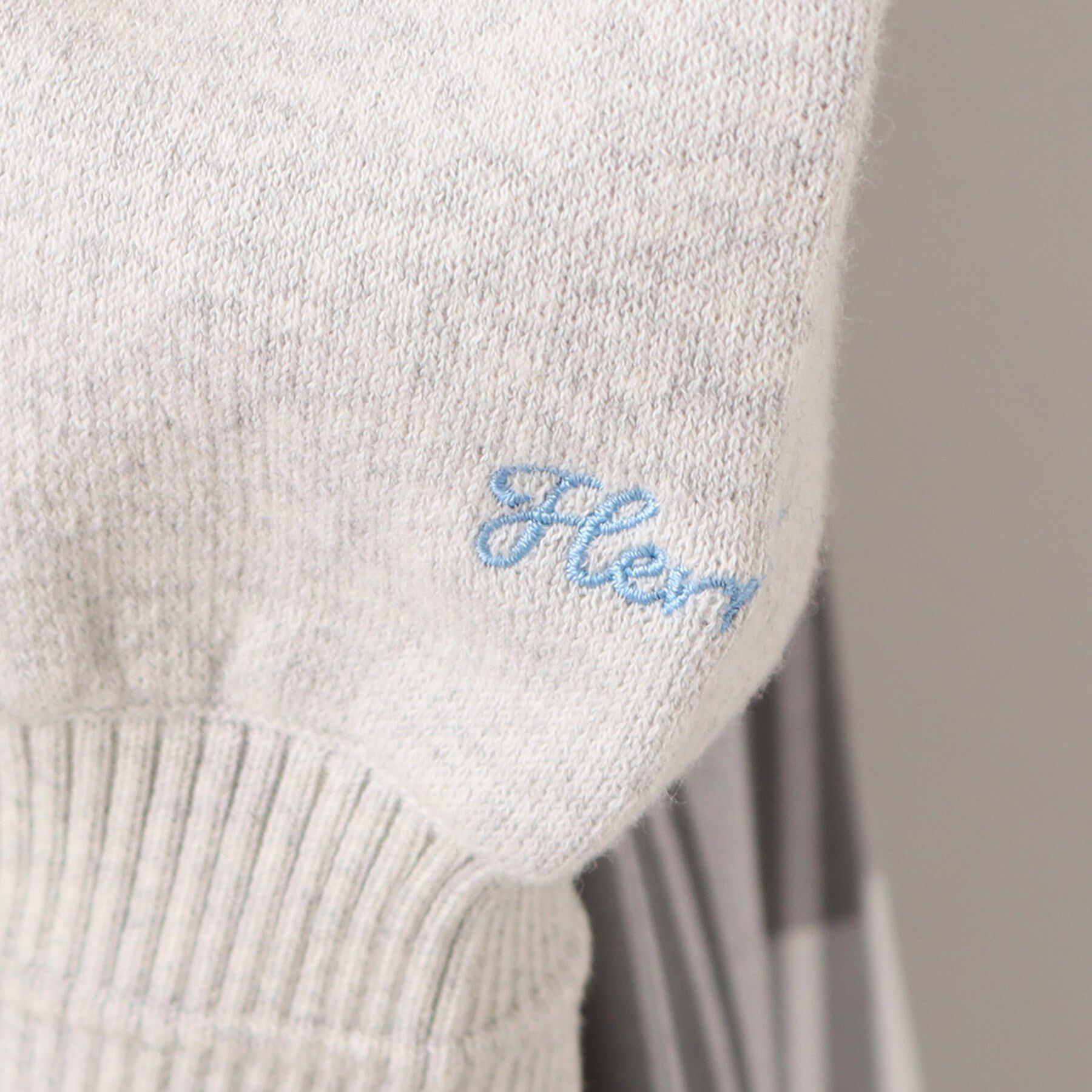Dessin「【洗える】ロゴ刺繍ジャカードニット（XS～L）」|ニット・セーター|