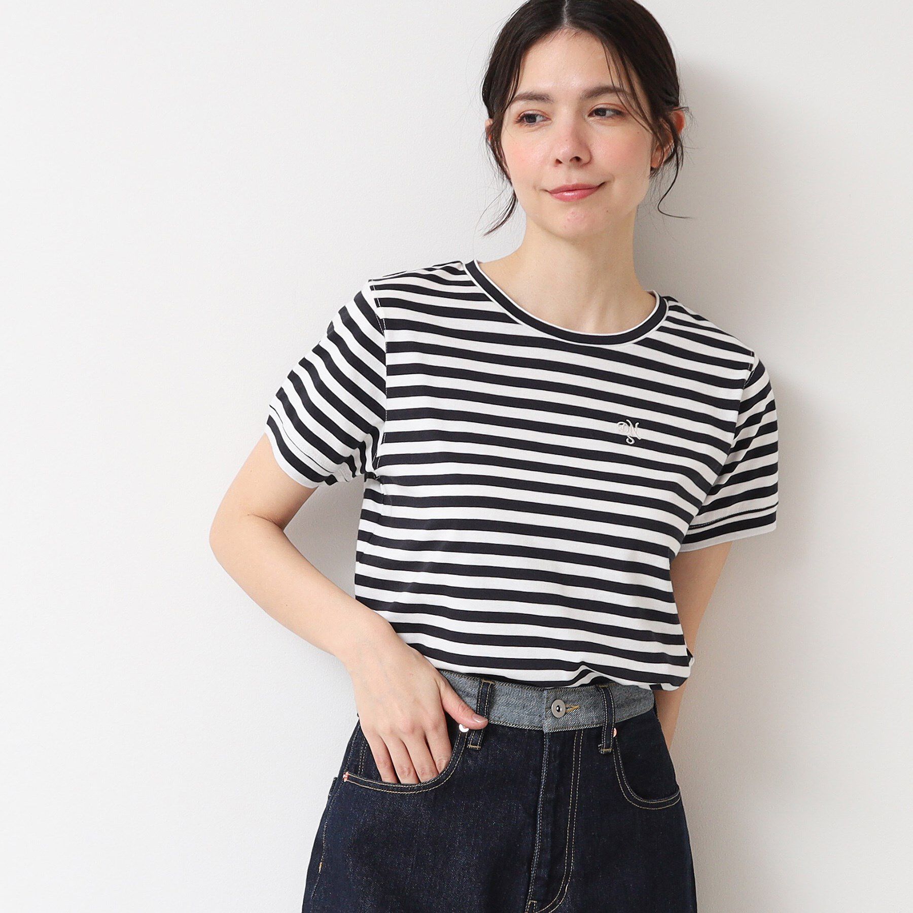 Dessin「【洗える・4サイズ展開】コンパクトTシャツ（XS～L）」|Tシャツ・カットソー|