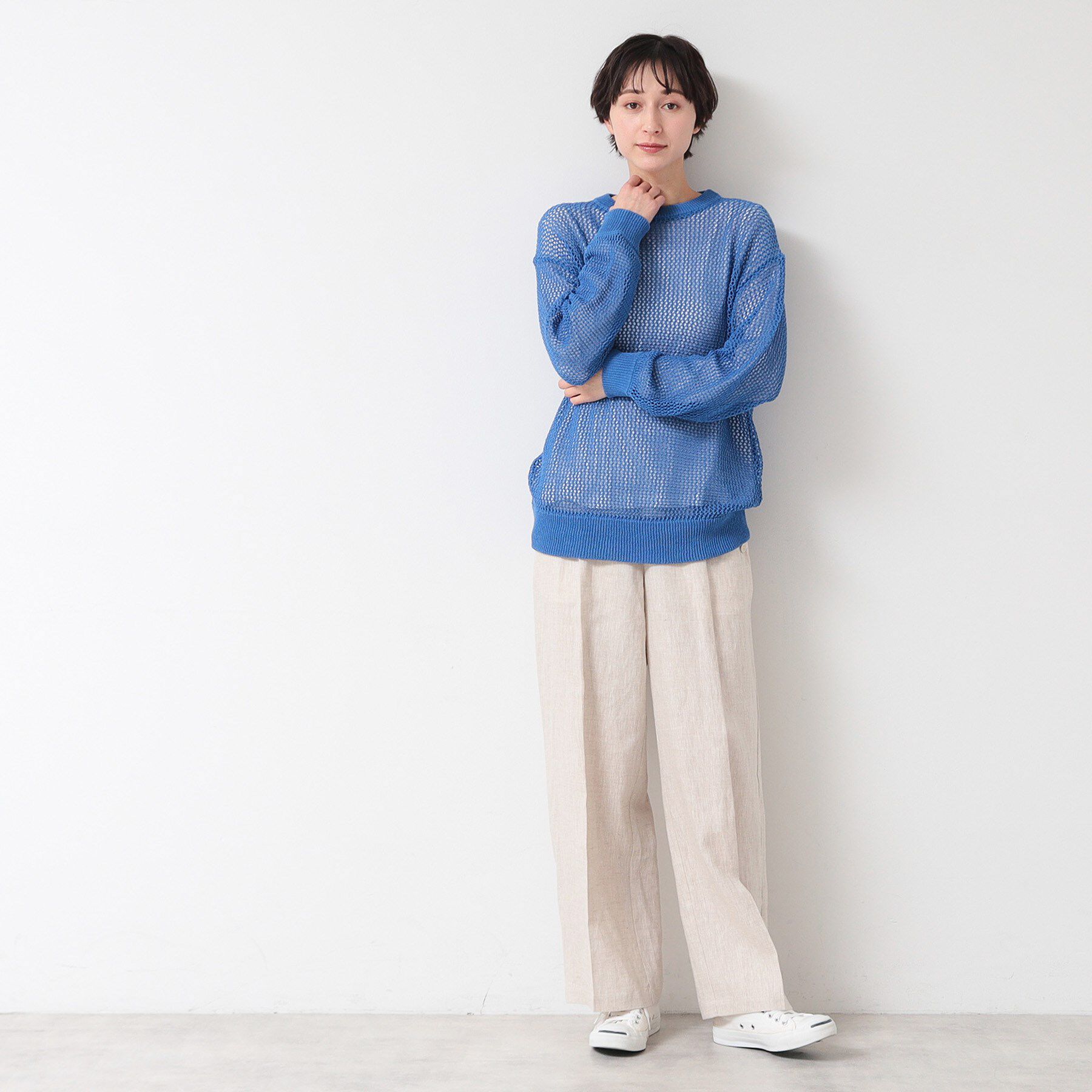 Dessin「【洗える】メッシュニット（S～L）」|ニット・セーター|