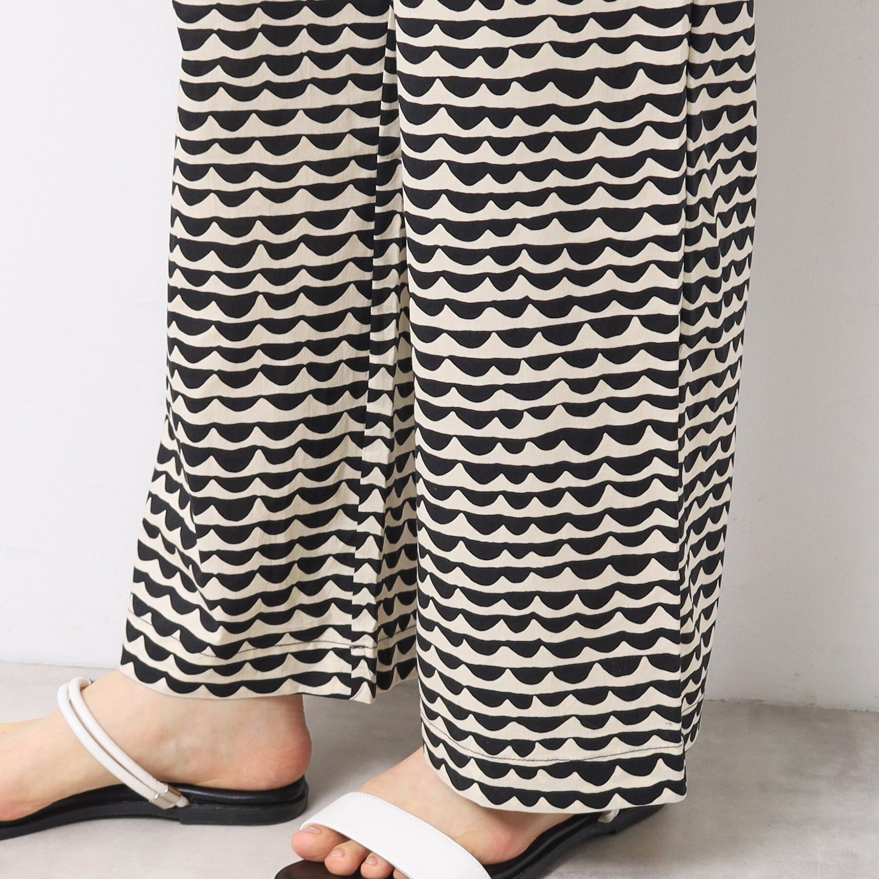 Dessin「【洗える】ウエーブプリントコットンパンツ」|その他|