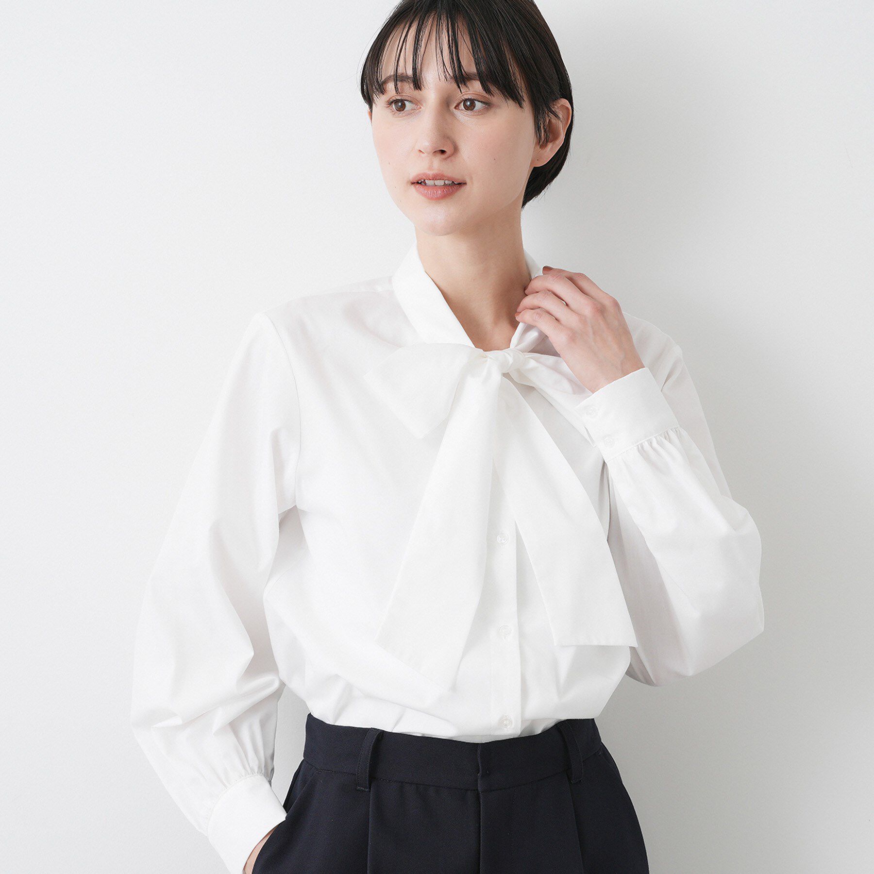 Dessin「【入卒/セレモニー】ボウタイリボンブラウス」|シャツ・ブラウス|