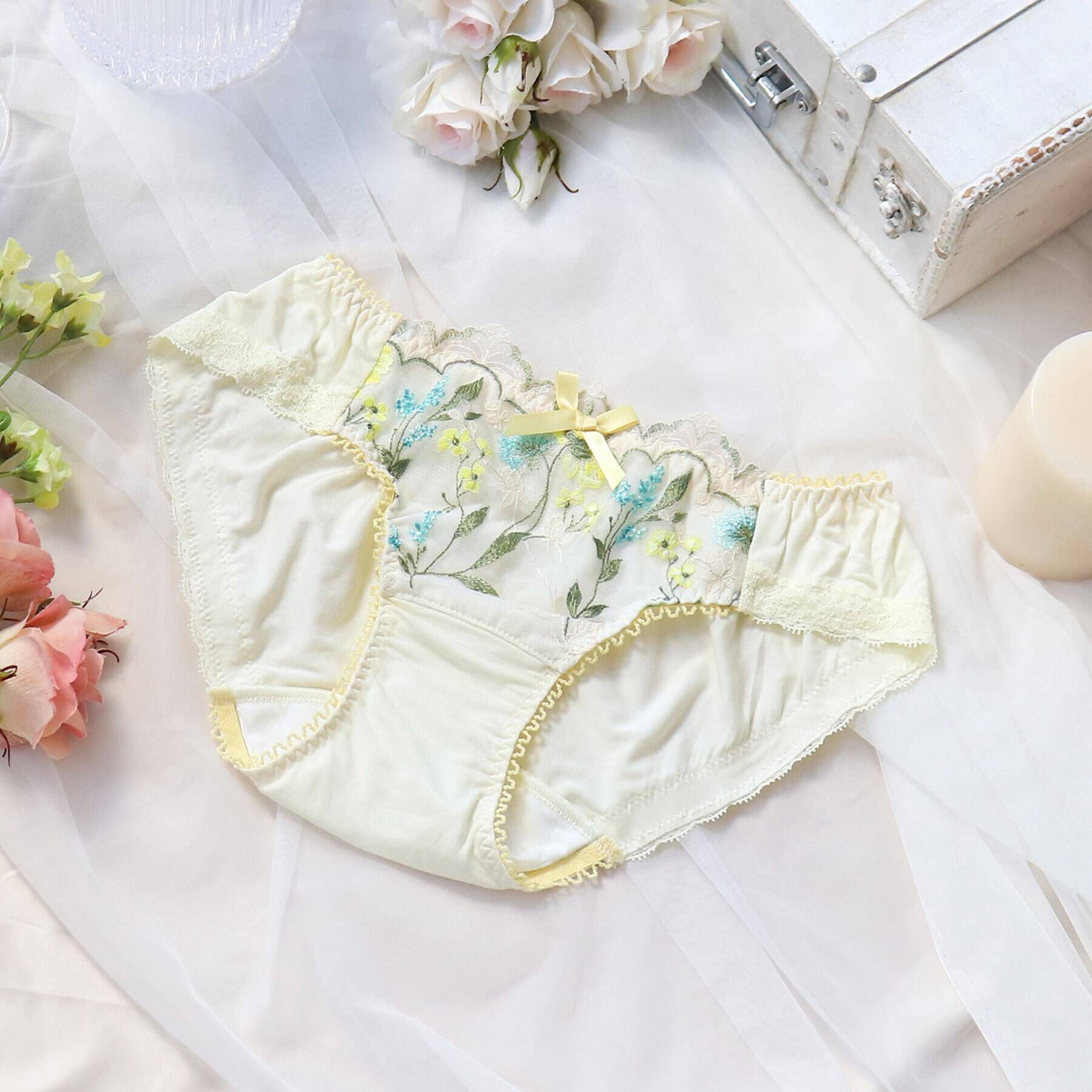 Risa Magli「アンジュ サニタリーショーツ」|インナー|イエロー(030)