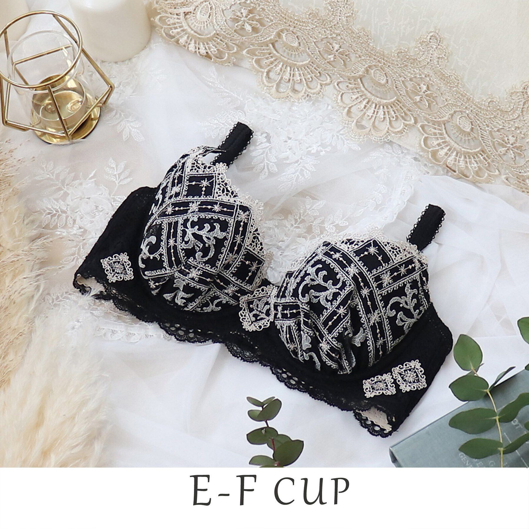 Risa Magli「クリスチアーヌ ブラジャー」|インナー|ブラック(019)