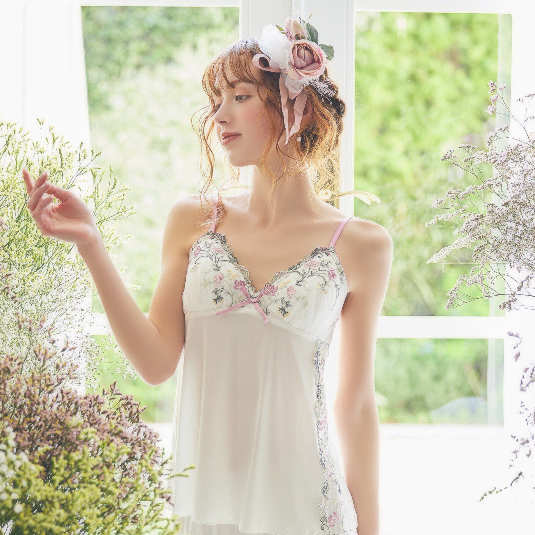 Risa Magli「カトリーヌ カップ付きキャミソール」|キャミソール|