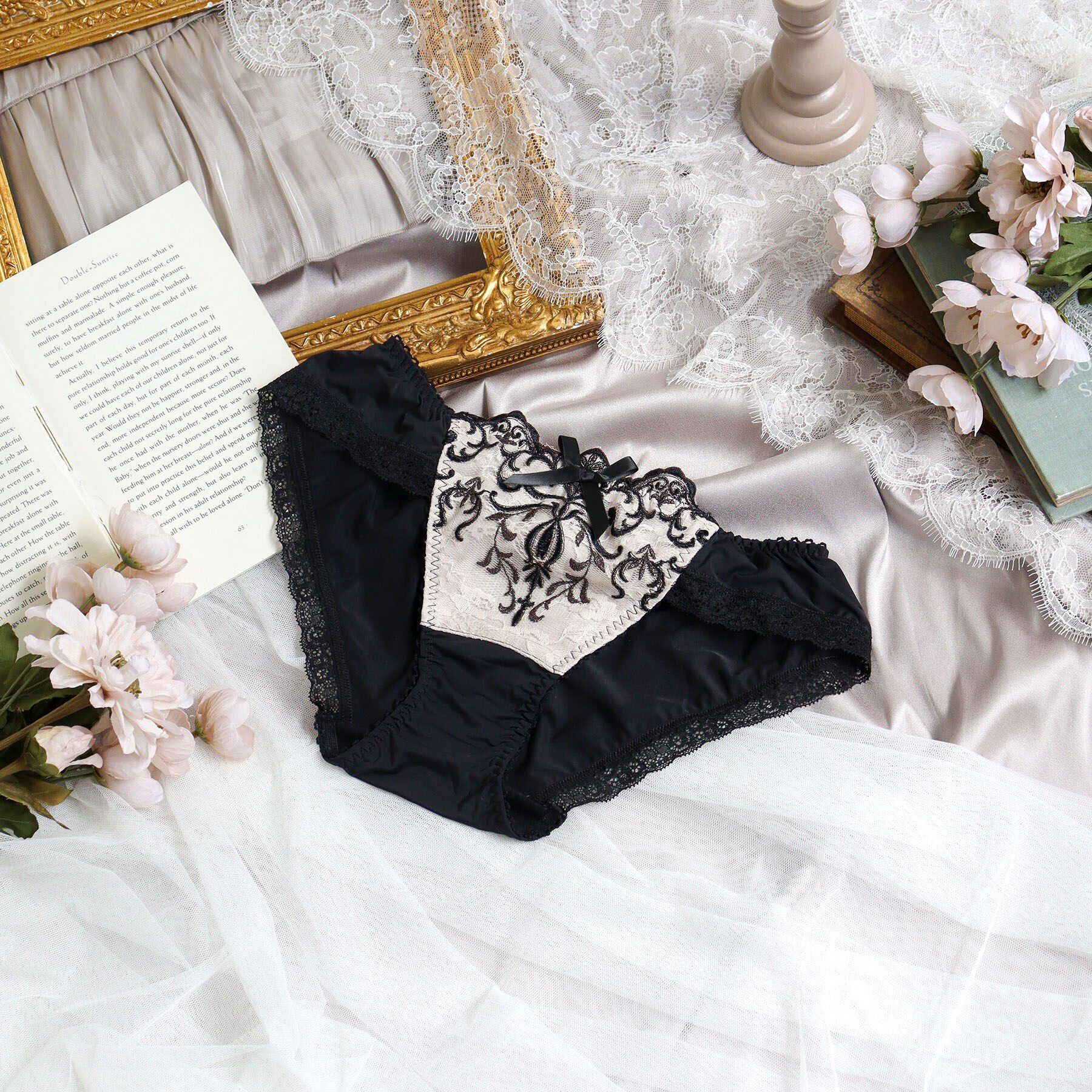 Risa Magli「ジュア ノーマルショーツ」|インナー|ブラック(019)