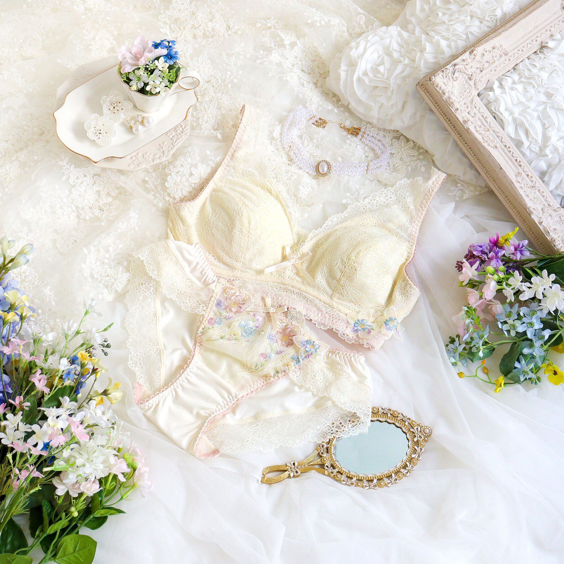 Risa Magli「フロリタ おやすみブラ（3L）」|インナー|