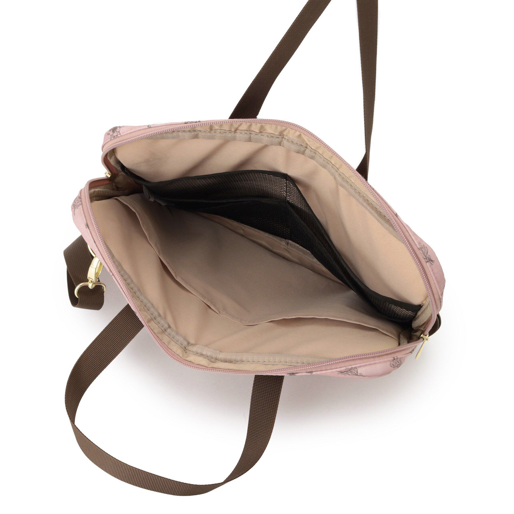 ITS&rsquo;DEMO「【3WAY／9ポケット／通勤】花柄PCトート」|トートバッグ|