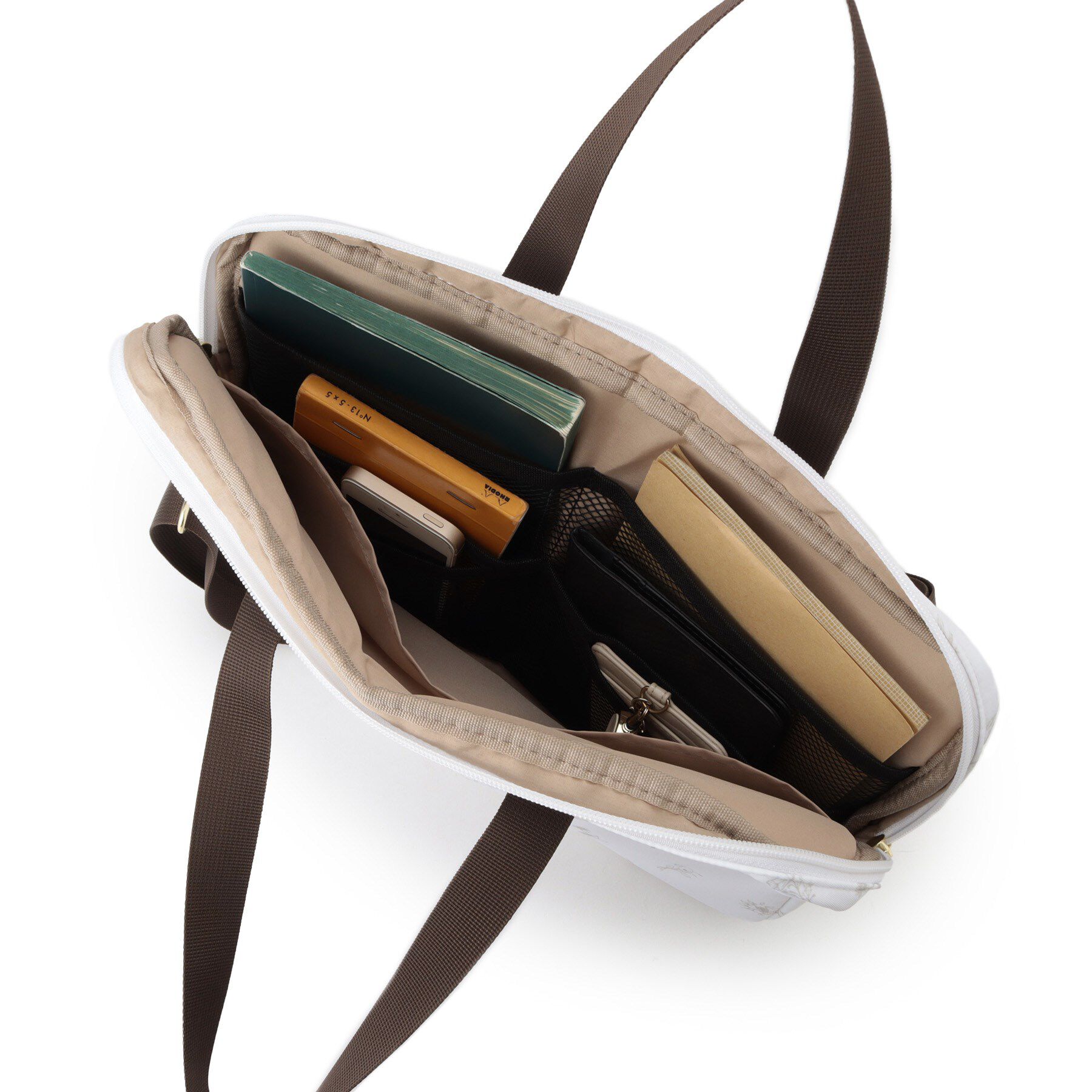 ITS&rsquo;DEMO「【3WAY／9ポケット／通勤】花柄PCトート」|トートバッグ|