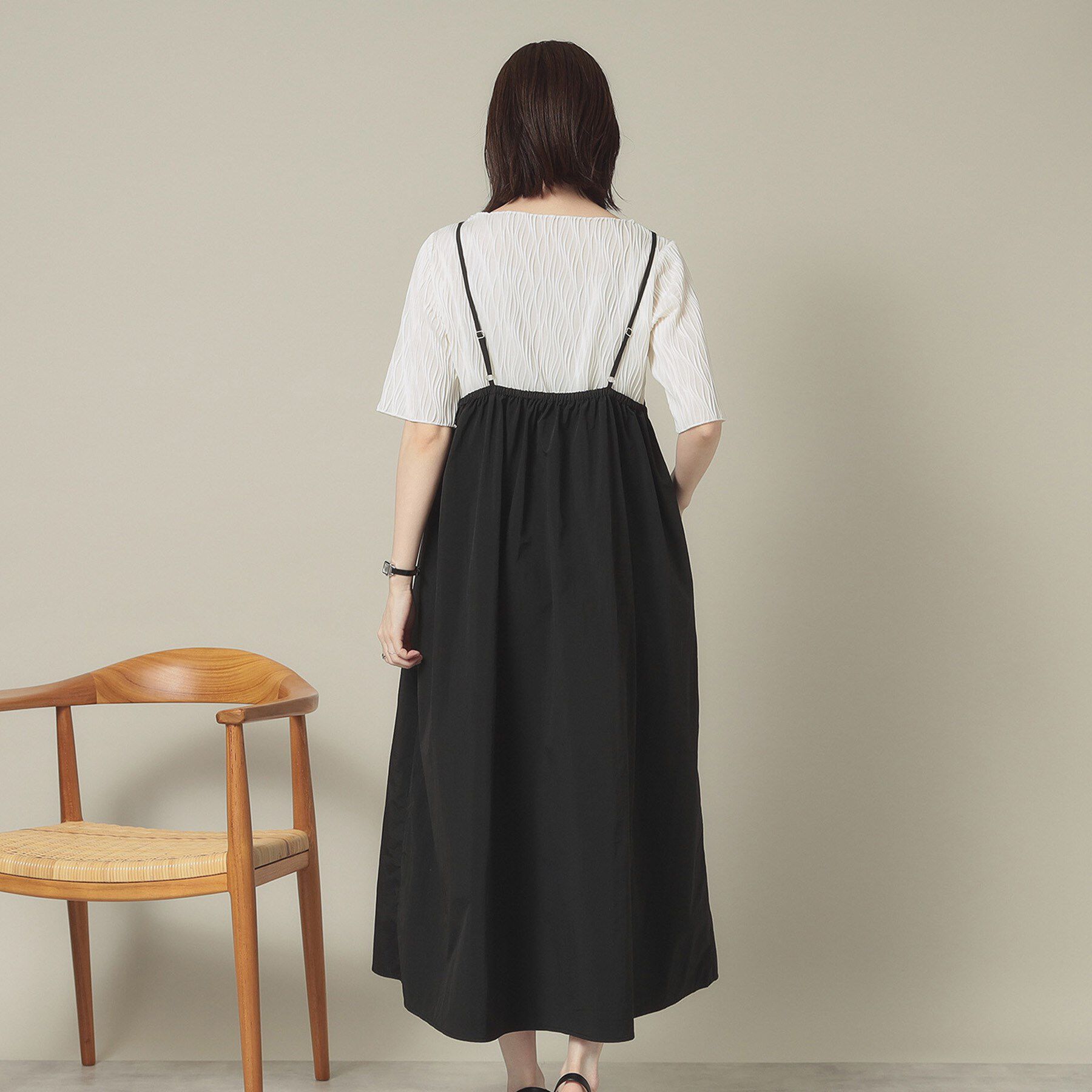 ITS&rsquo;DEMO「【撥水／洗濯機OK】キャミワンピース＜旅服シリーズ＞」|ワンピース|