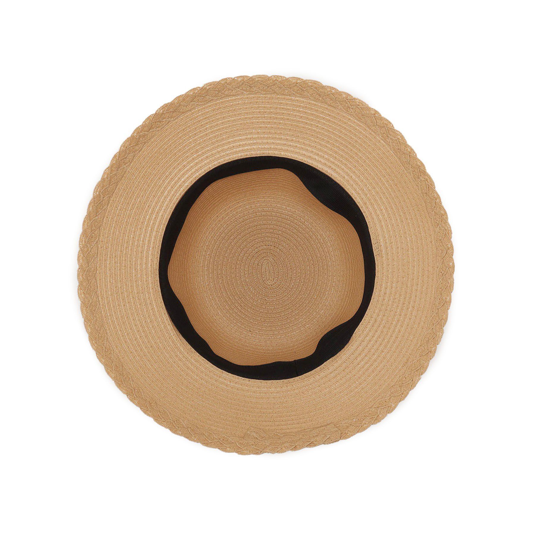 ITS&rsquo;DEMO「【サイズ調整可／手洗い可】三つ編みハット」|ハット|