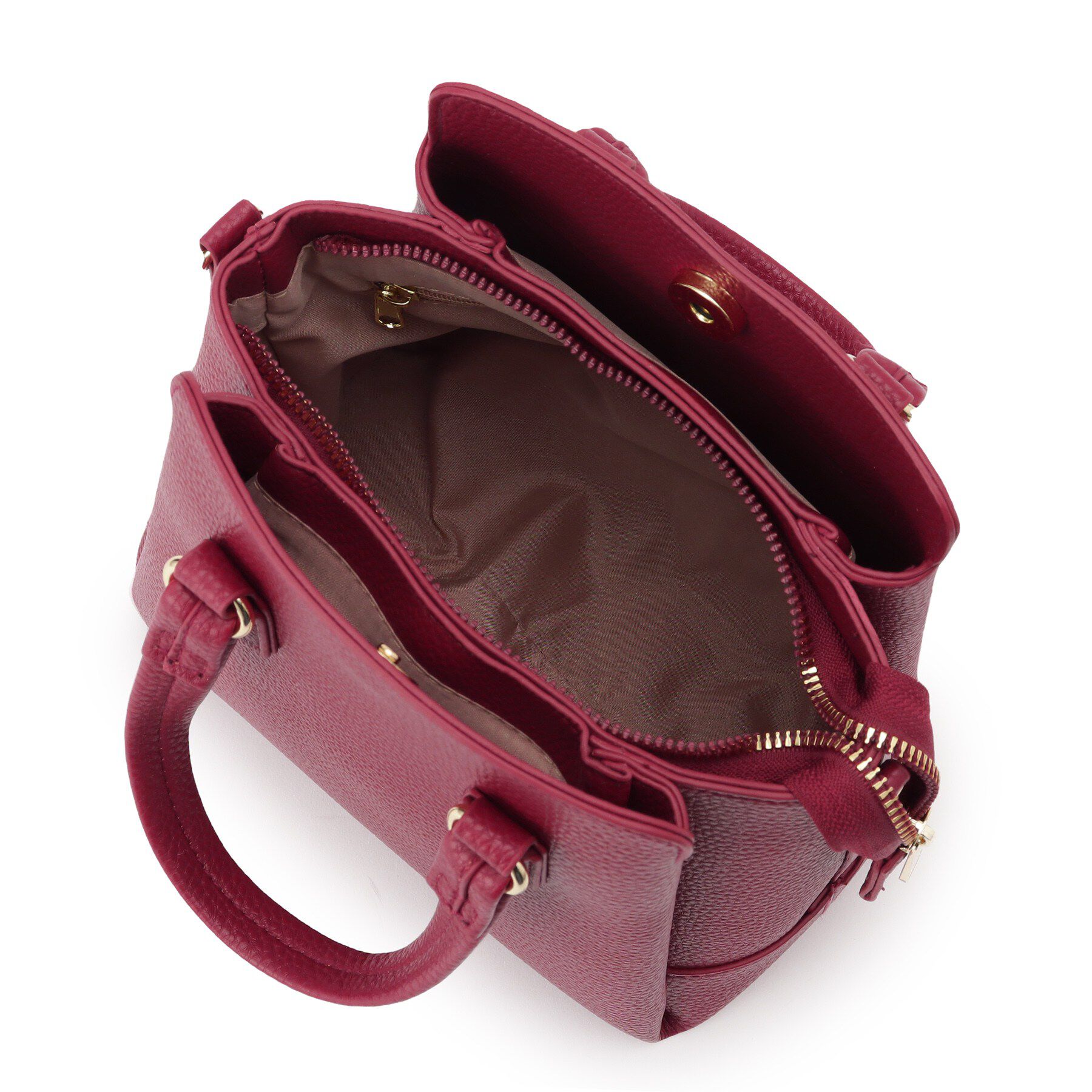 ITS&rsquo;DEMO「＜楽もち＞軽量PU三層2WAYトート」|ハンドバッグ|