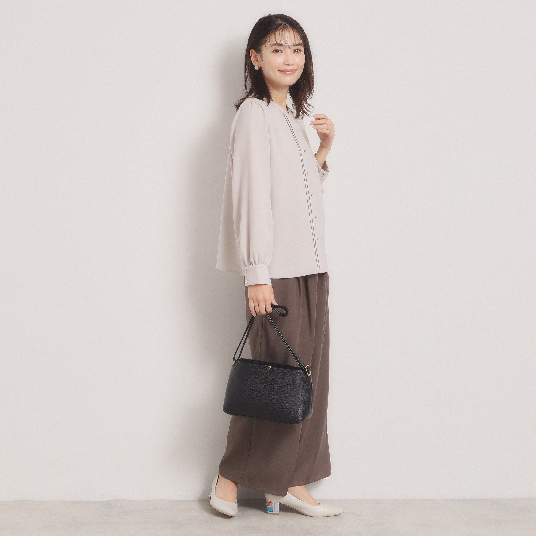 ITS&rsquo;DEMO「＜楽もち＞軽量PU横型ミニショルダー」|ショルダー・メッセンジャー|