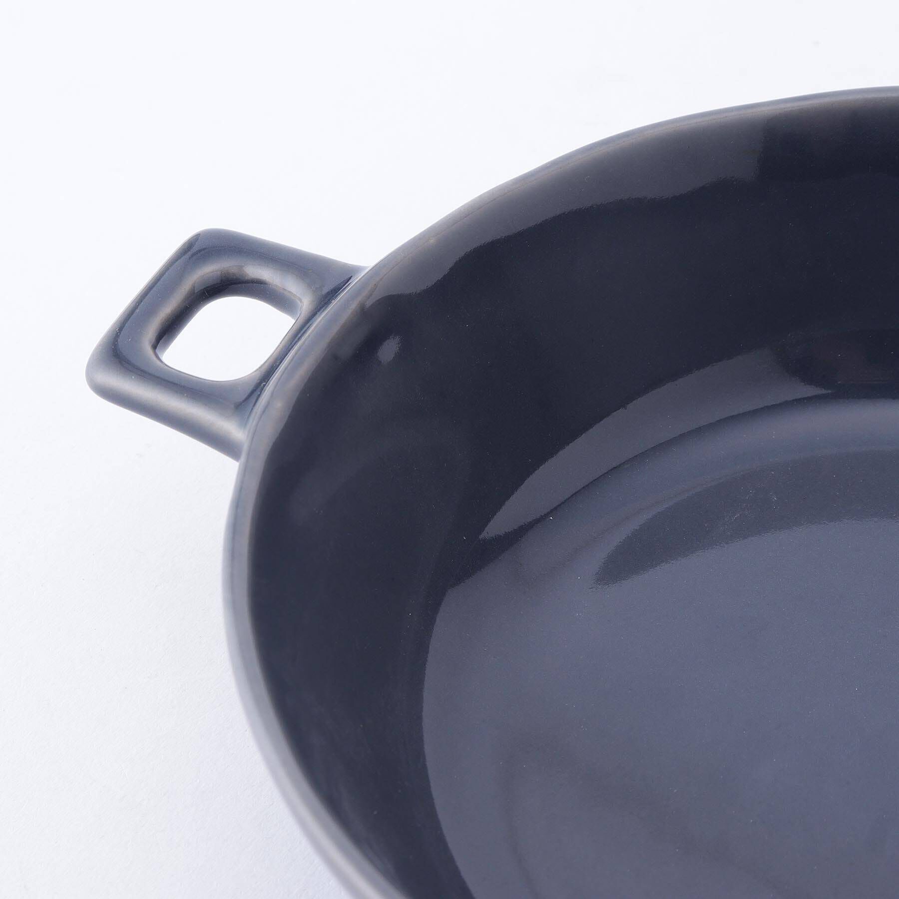 212 KITCHEN STORE「ヒナタ ラウンドハンドルグラタン GY」|食器・キッチングッズ|