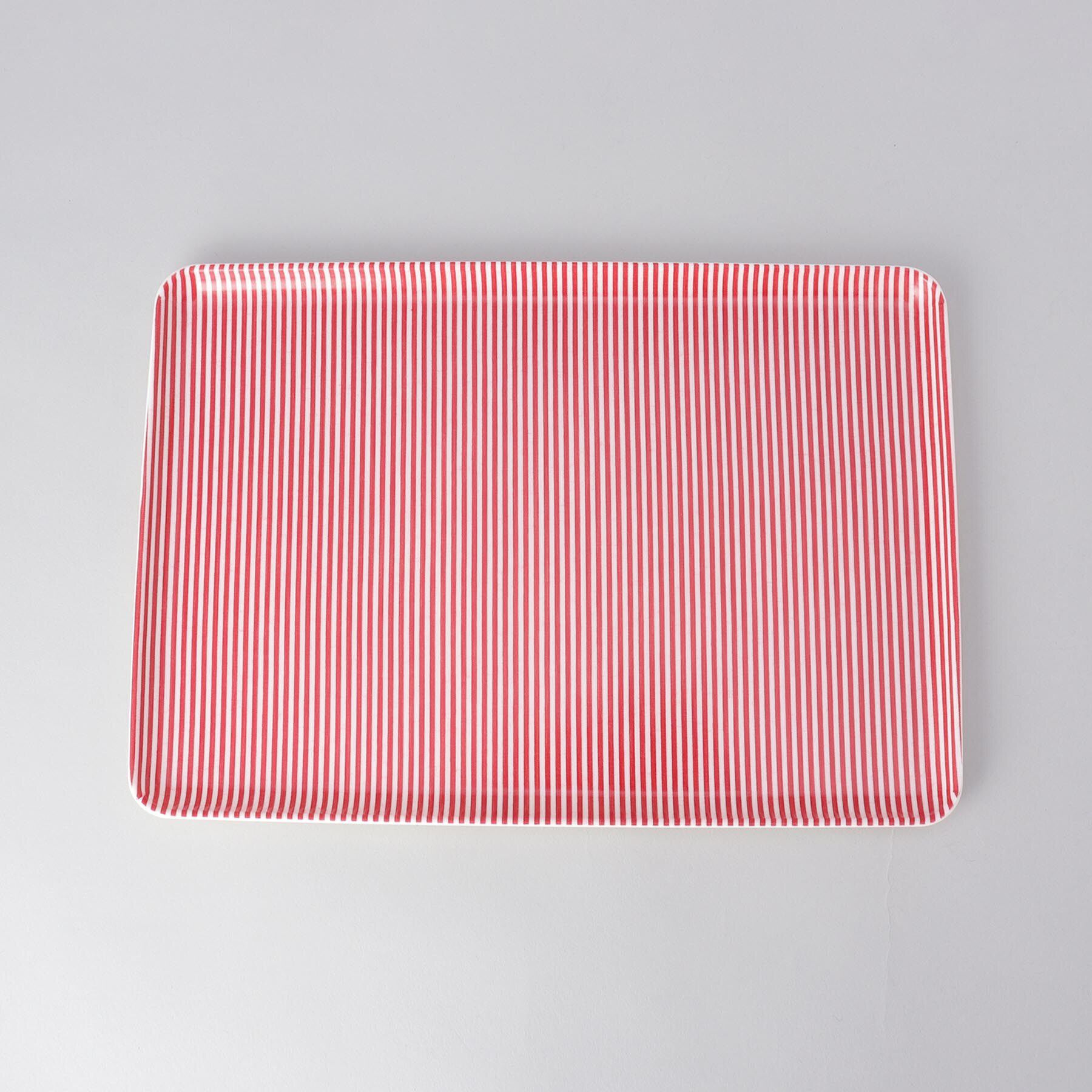 212 KITCHEN STORE「ストライプトレー30cm RD」|食器・キッチングッズ|