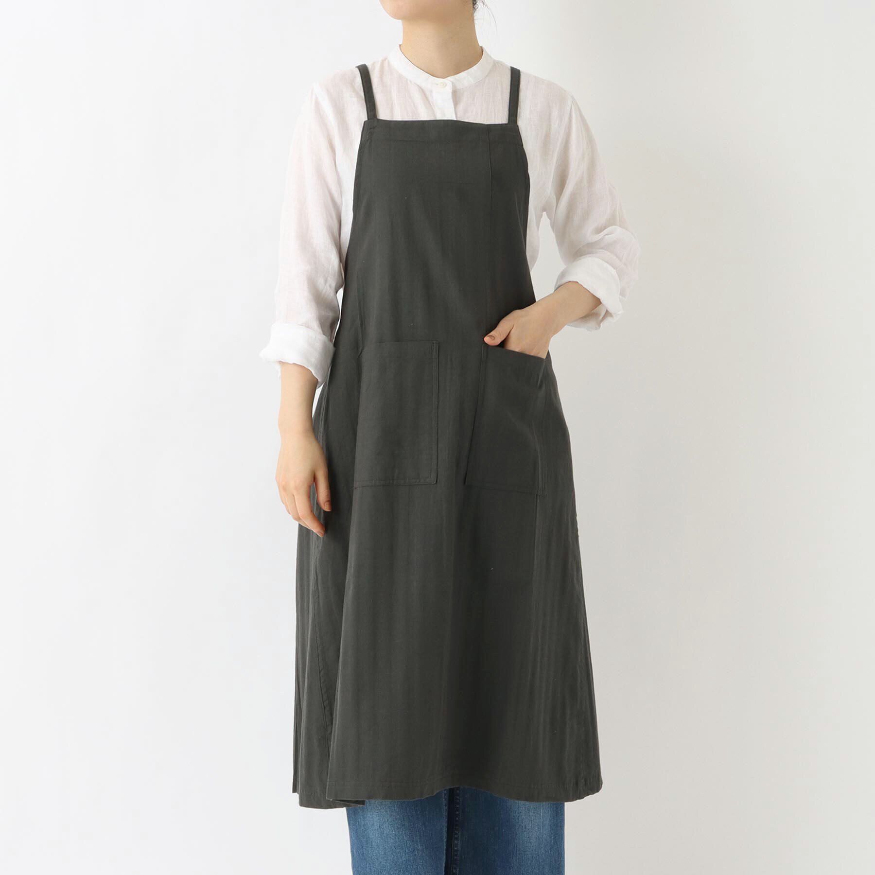 212 KITCHEN STORE「ライトウィンド ロングエプロン BK」|食器・キッチングッズ|その他