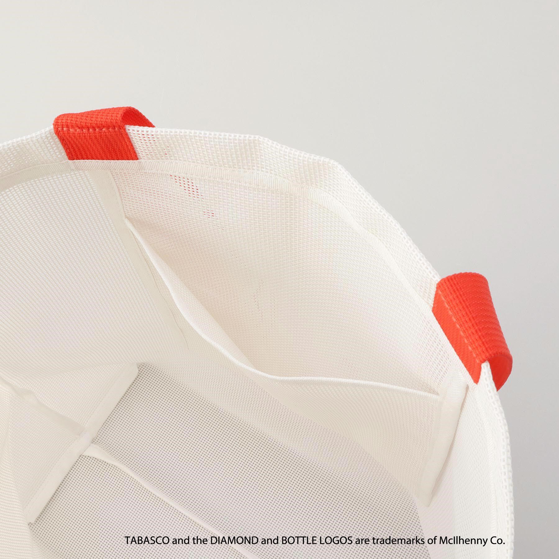 212 KITCHEN STORE「保冷ポーチ付きメッシュトートL WH ＜TABASCO(R) タバスコ＞」|その他|