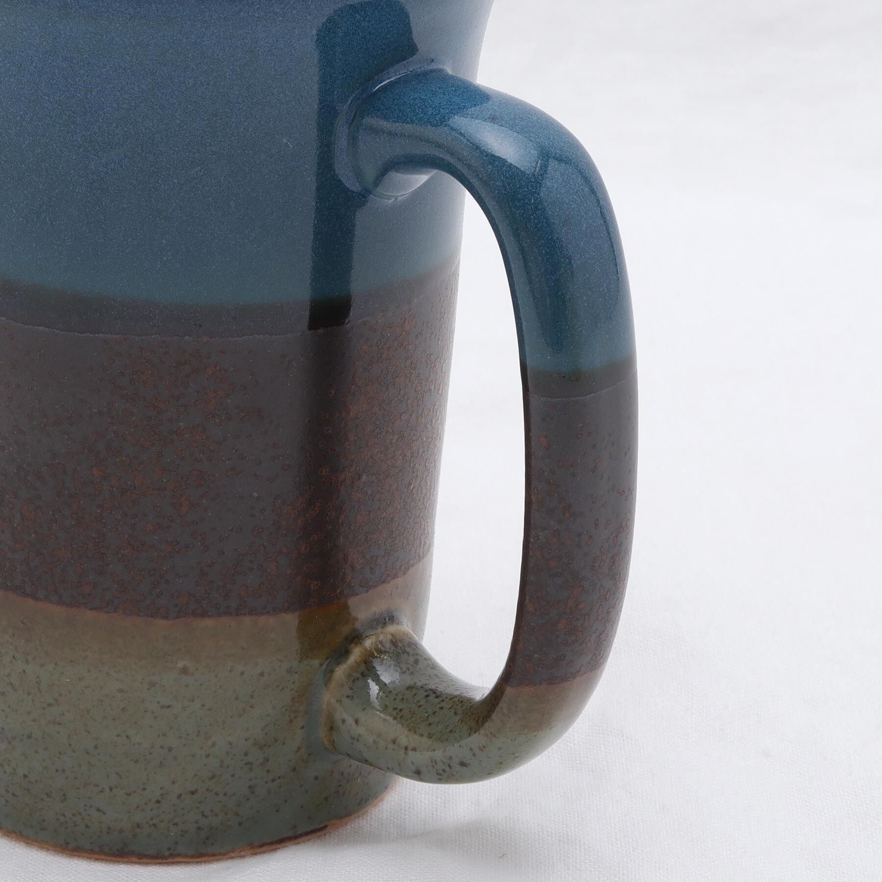 212 KITCHEN STORE「土の香り 泡立ちビアカップ ブルー」|グラス・マグカップ|