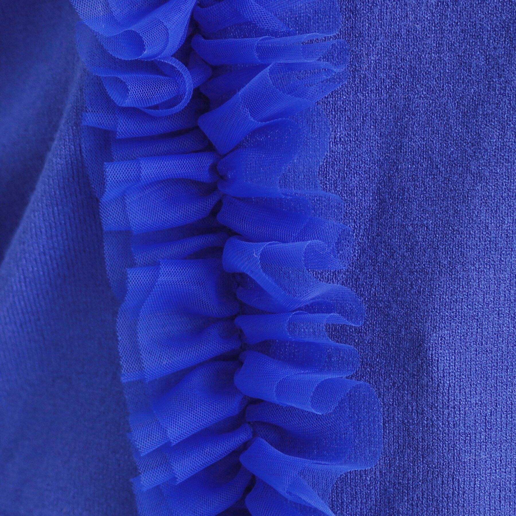 SunaUna「【トレンド/大人フェミニン】前後チュールニット」|ニット・セーター|