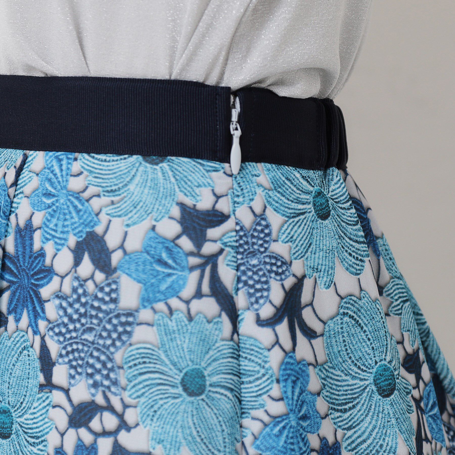 SunaUna「【&yours project／S～L】レース柄フレアスカート」|スカート|