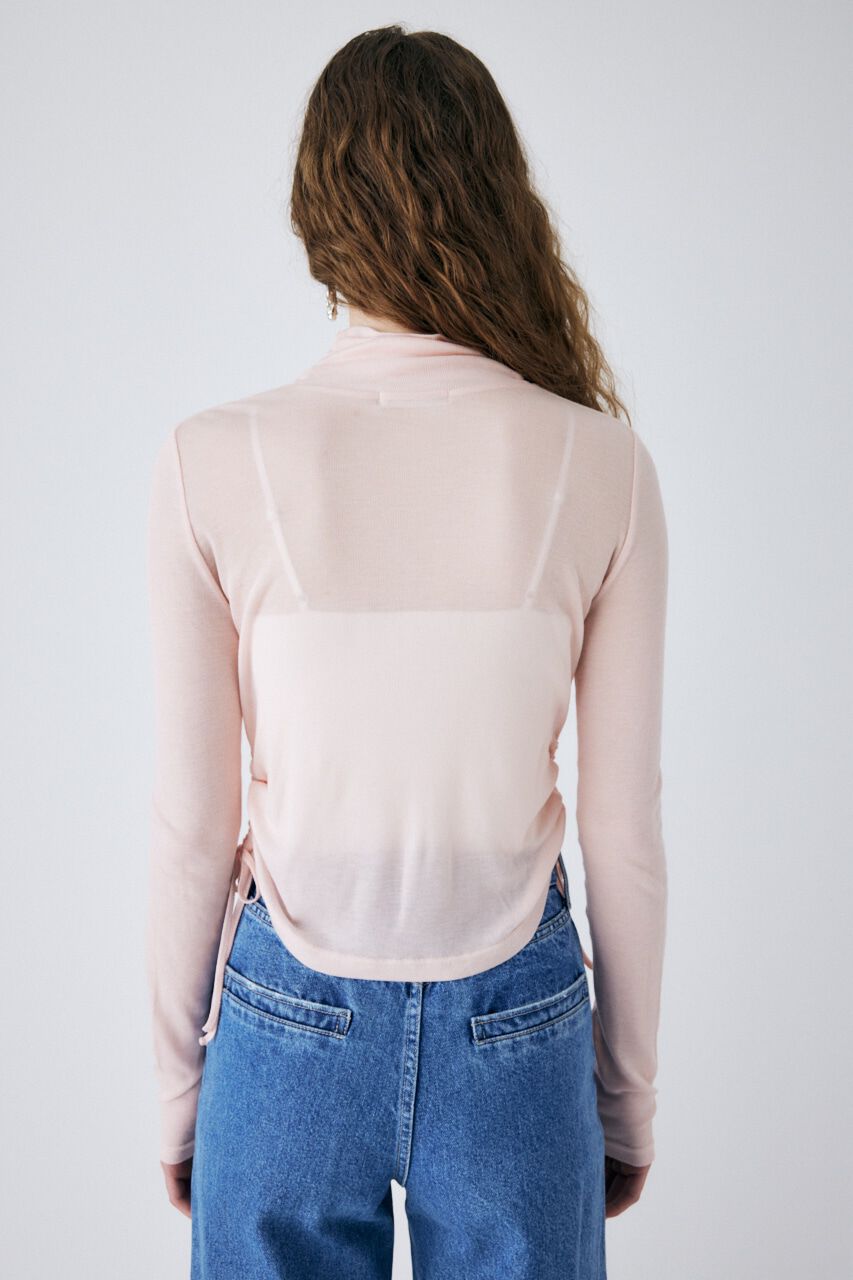 MOUSSY「GATHER NECK DRAWSTRING トップス」|Tシャツ・カットソー|