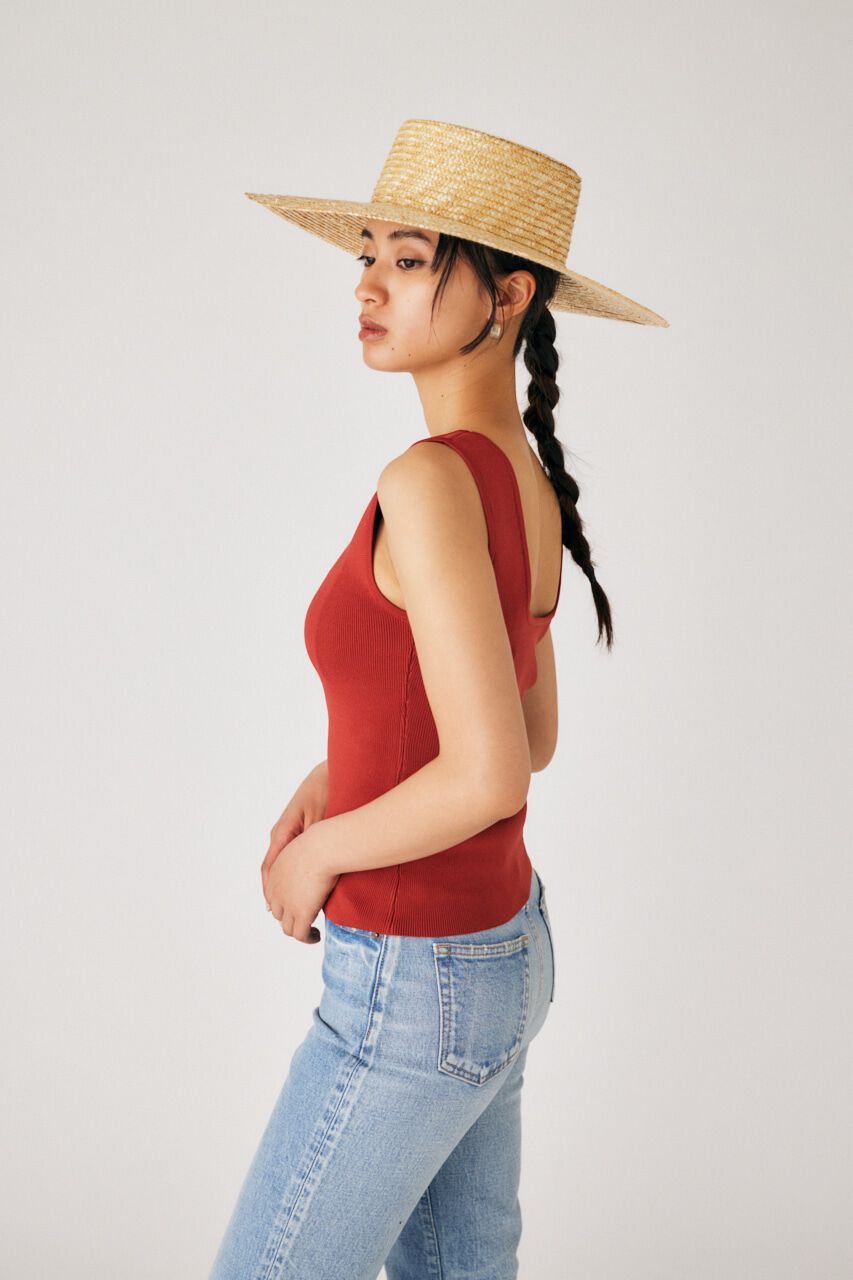 MOUSSY「KNIT タンクトップ」|タンクトップ|