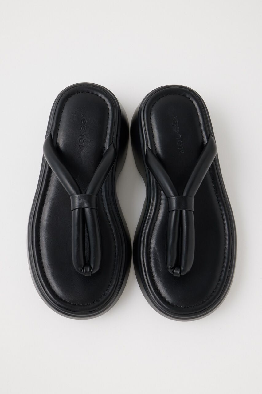 MOUSSY「PLATFORM THONG サンダル」|サンダル|BLK