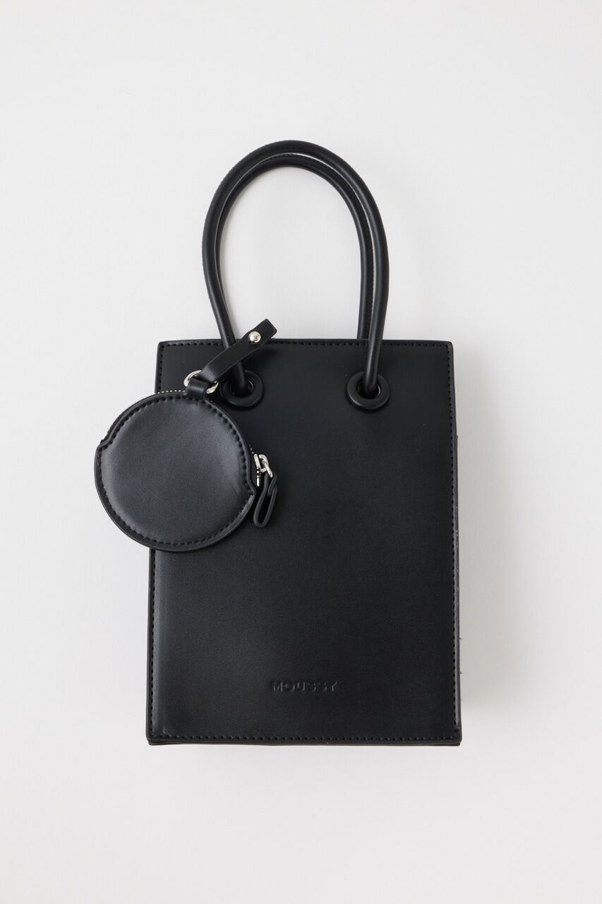 MOUSSY「THIN STRAP SHOPPER バッグ」|その他|BLK