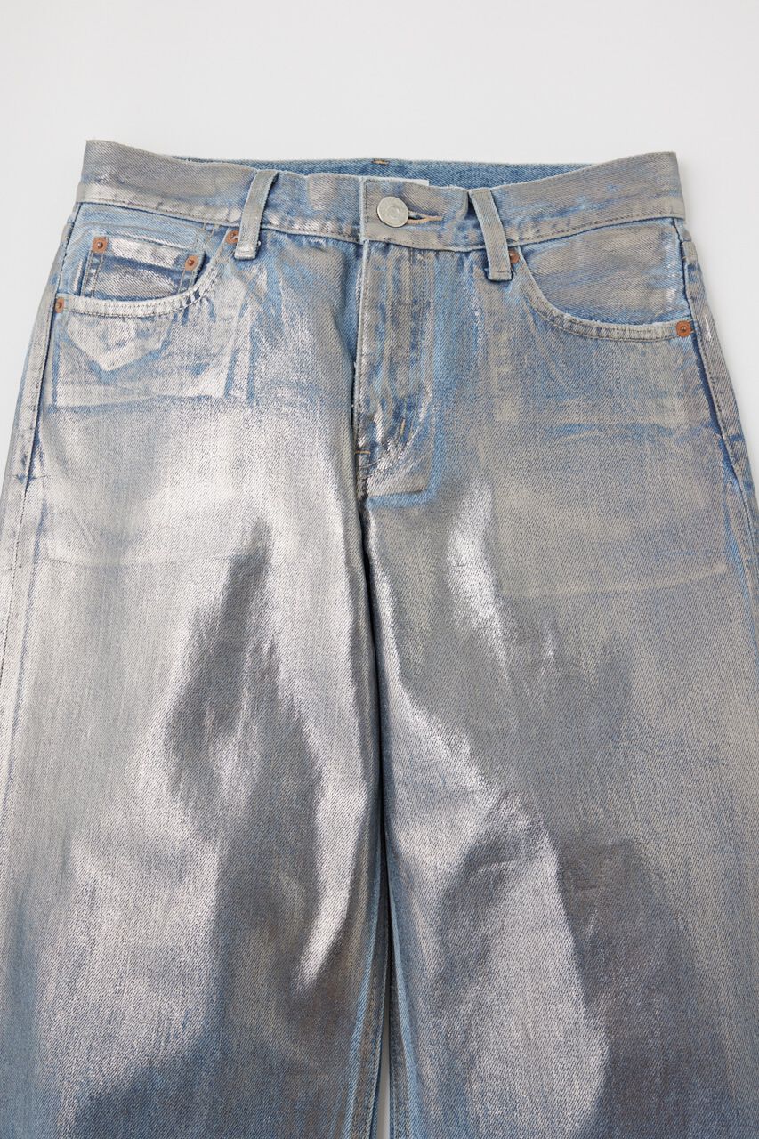 MOUSSY「FOIL PRINT 90S LOWRISE STRAIGHT」|デニム|