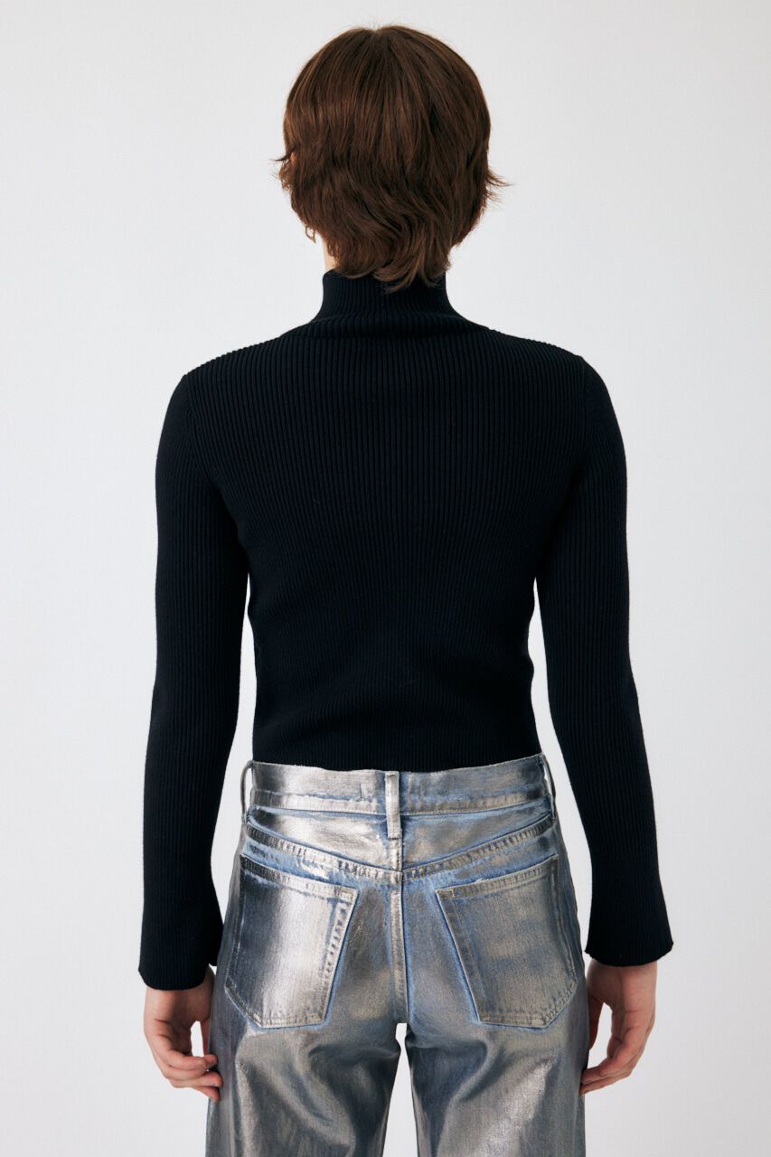 MOUSSY「W ZIP KNIT トップス」|ニット・セーター|