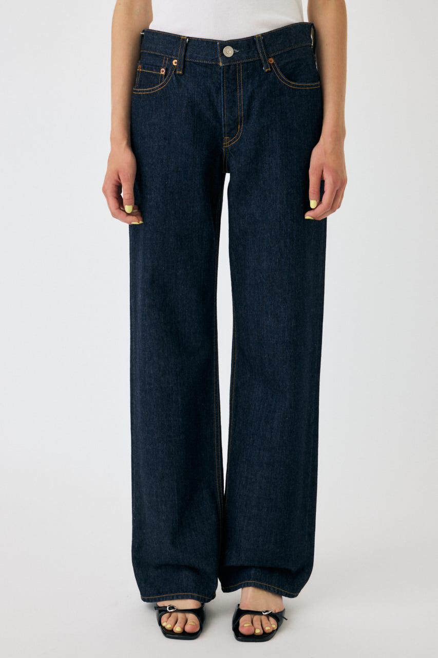 MOUSSY「90S LOWRISE LOOSE STRAIGHT OW」|デニム|One Wash1