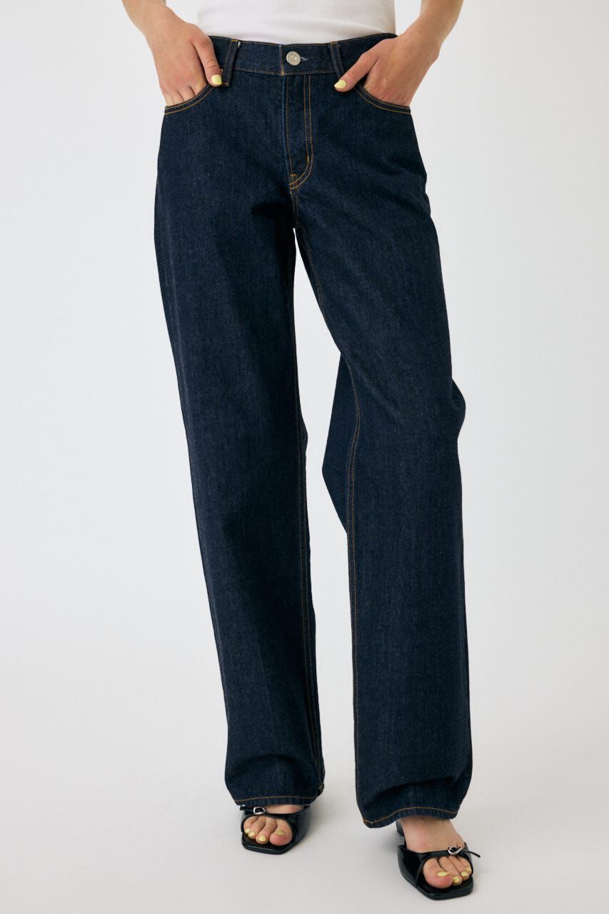 MOUSSY「90S LOWRISE LOOSE STRAIGHT OW」|デニム|