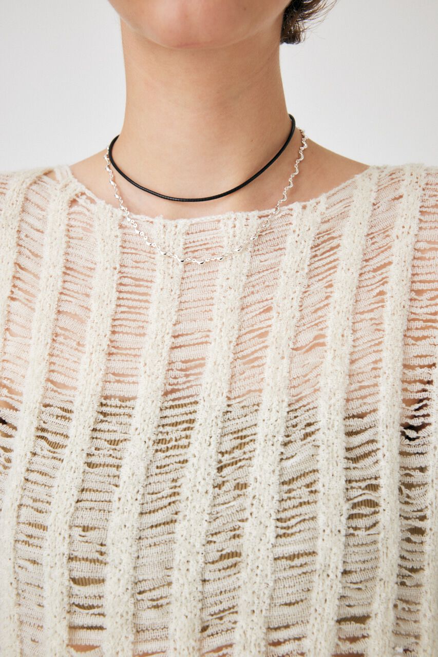 MOUSSY「TAPE YARN KNIT タンクトップ」|タンクトップ|