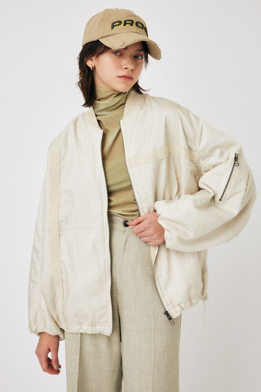 MOUSSY「BOMBER LIGHT ジャケット」|ブルゾン・スタジャン|