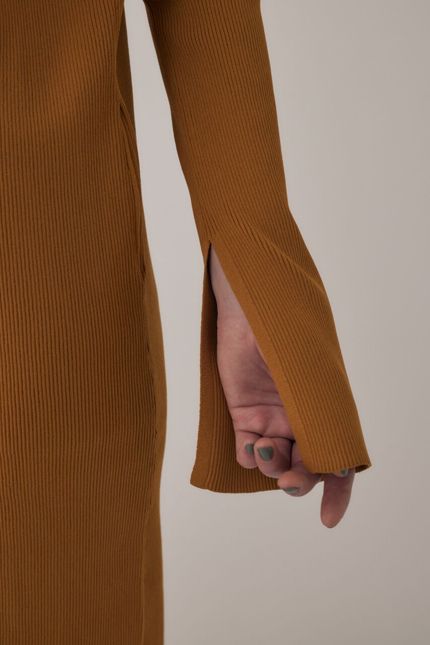 MOUSSY「ﾘｻｲｸﾙﾎﾟﾘｴｽﾃﾙ使用 経年劣化の少ないﾘﾌﾞﾆｯﾄ ｵﾌｼｮ  」|ワンピース|