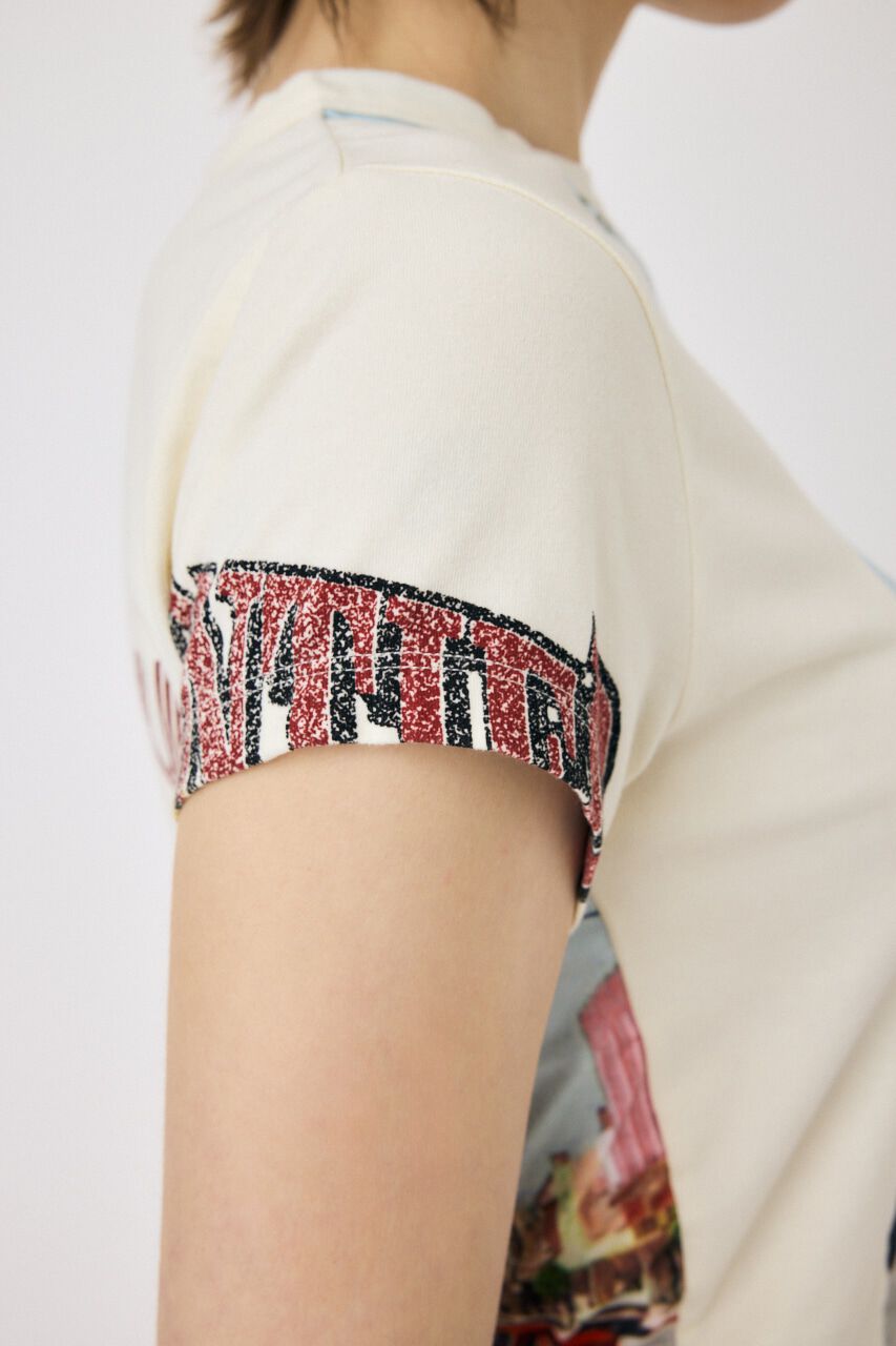 MOUSSY「REMAKE PRINT TINY Tシャツ」|Tシャツ・カットソー|