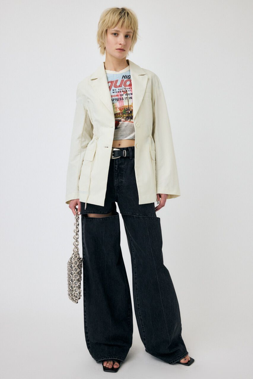 MOUSSY「REMAKE PRINT TINY Tシャツ」|Tシャツ・カットソー|