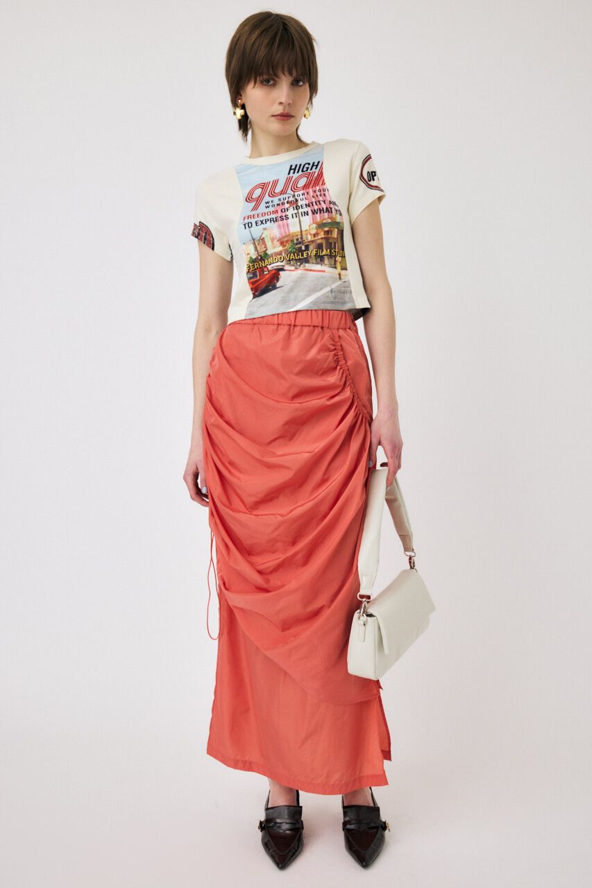 MOUSSY「REMAKE PRINT TINY Tシャツ」|Tシャツ・カットソー|