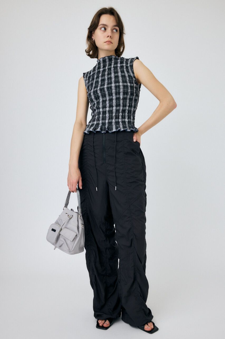 MOUSSY「SHIRRING SLEEVELESS トップス」|その他|