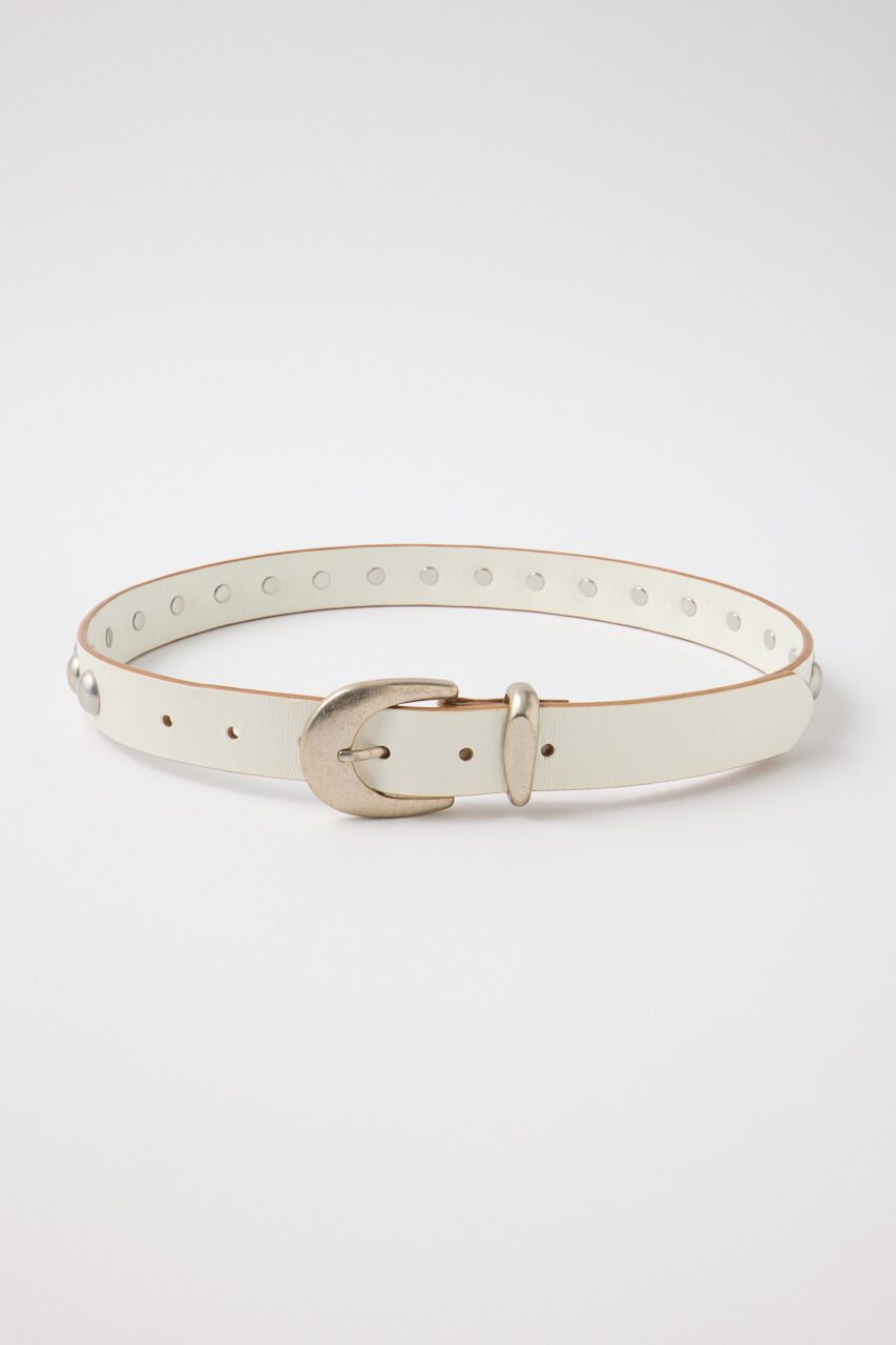 MOUSSY「STUDS LEATHER ベルト」|ベルト|